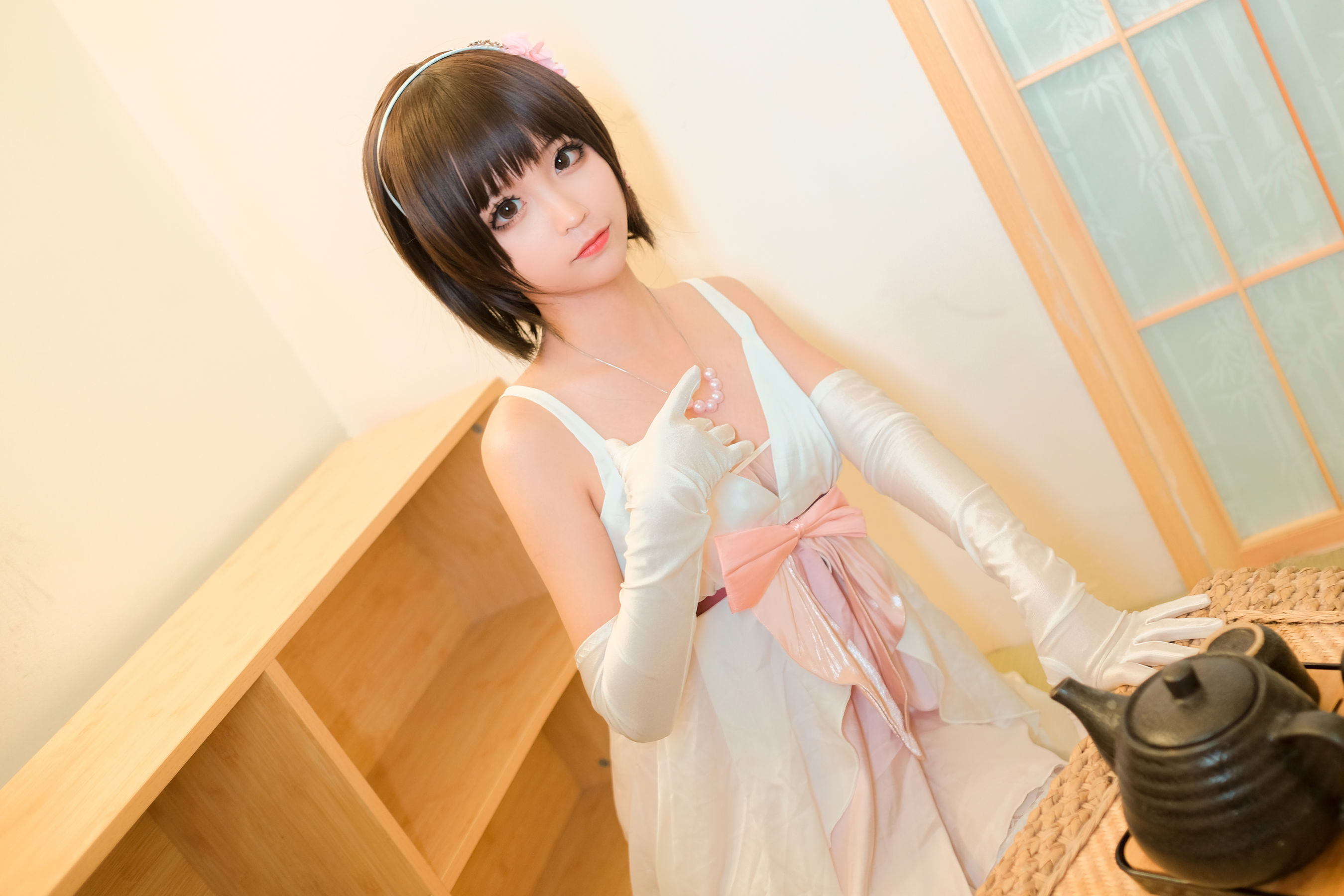 动漫博主蠢沫沫 加藤惠礼服-图1