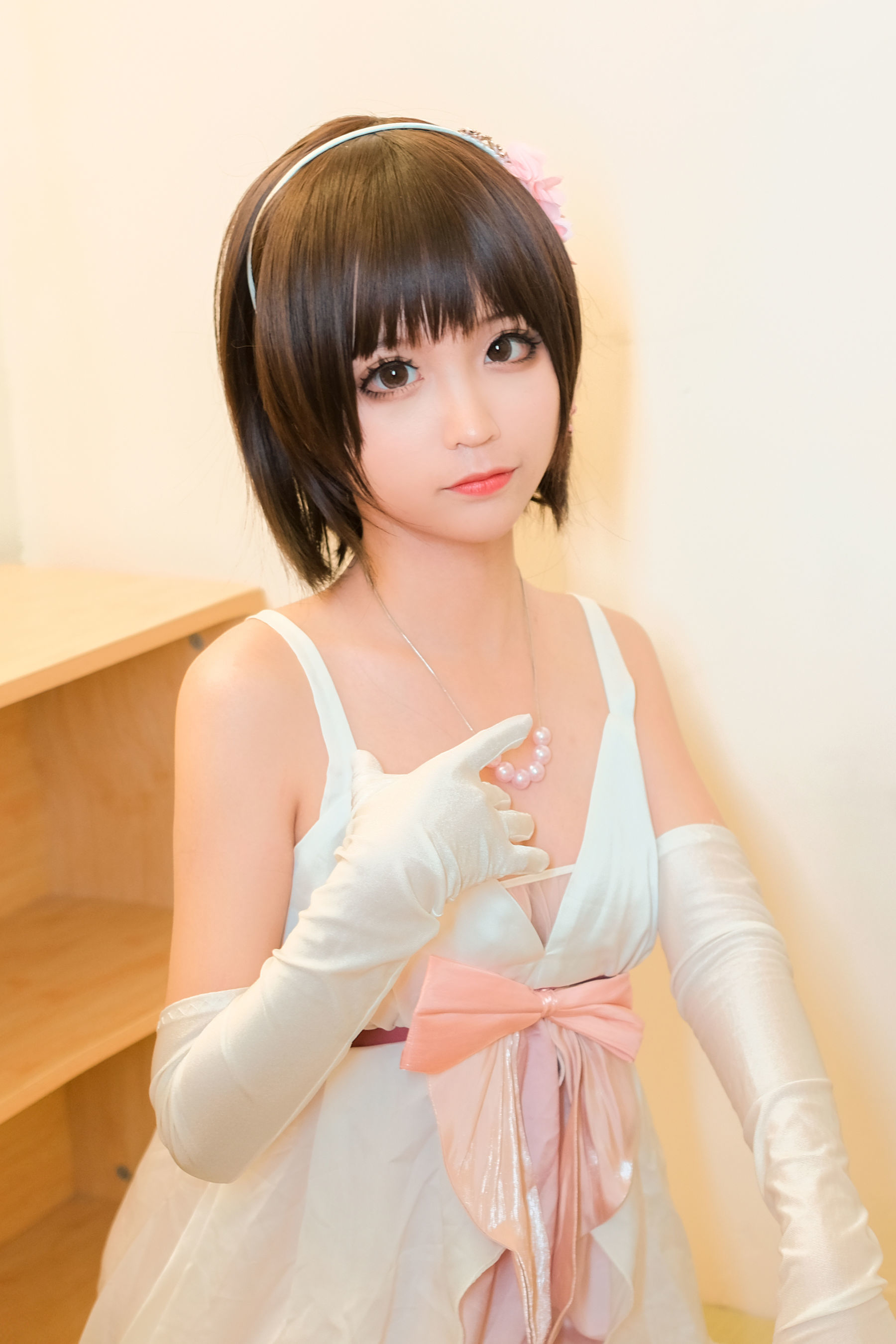 动漫博主蠢沫沫 加藤惠礼服-图2