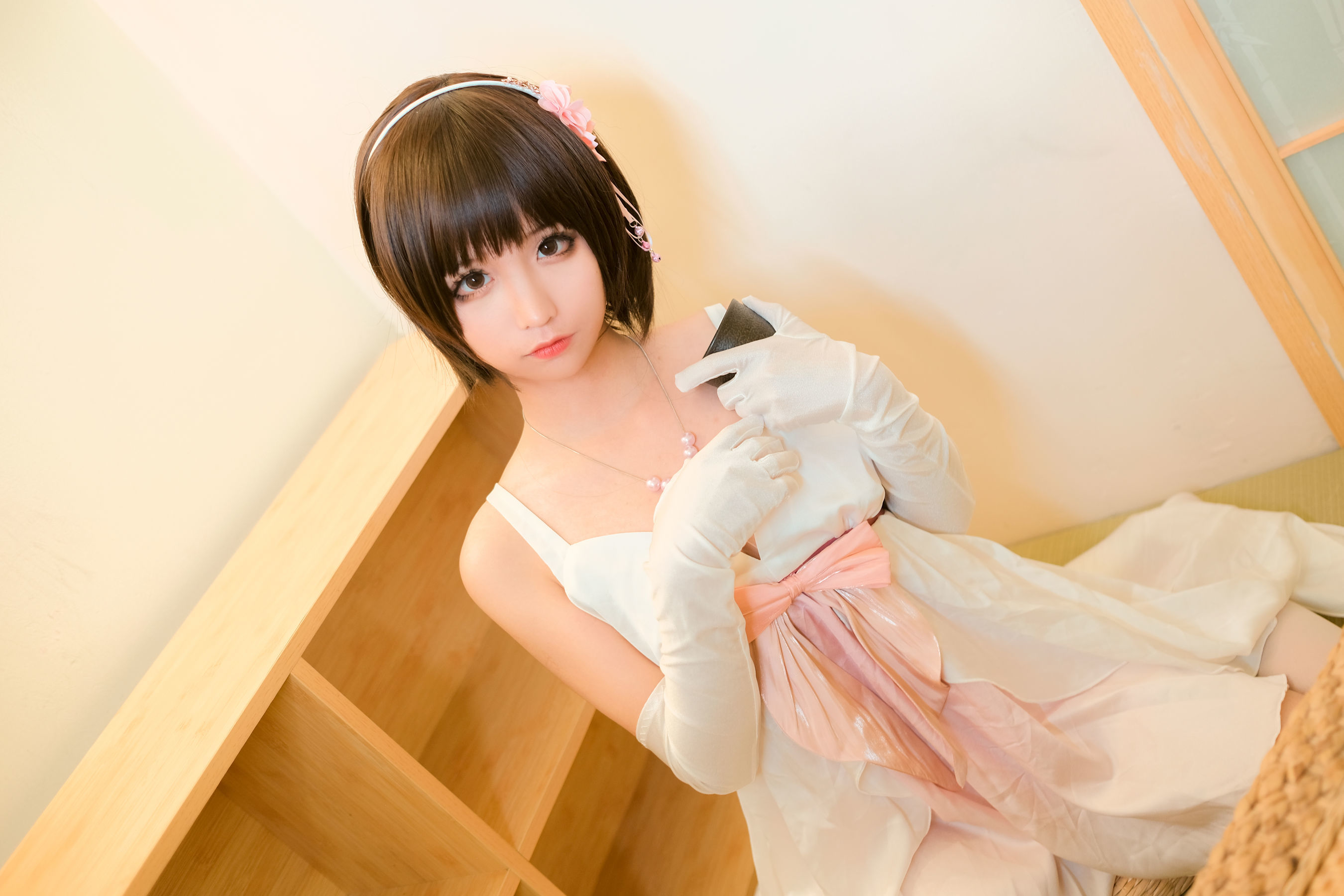 动漫博主蠢沫沫 加藤惠礼服-图6