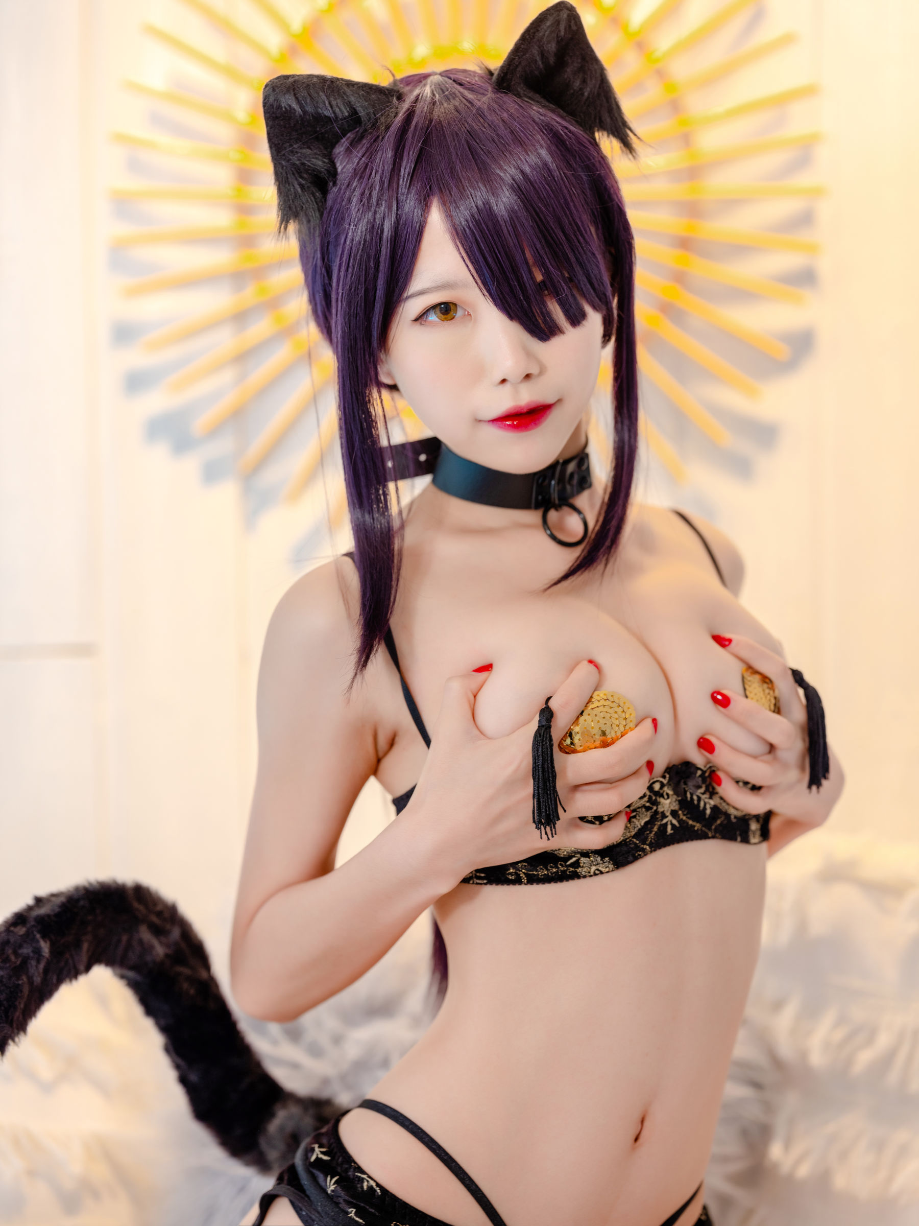 动漫博主水淼aqua 黑猫-图12