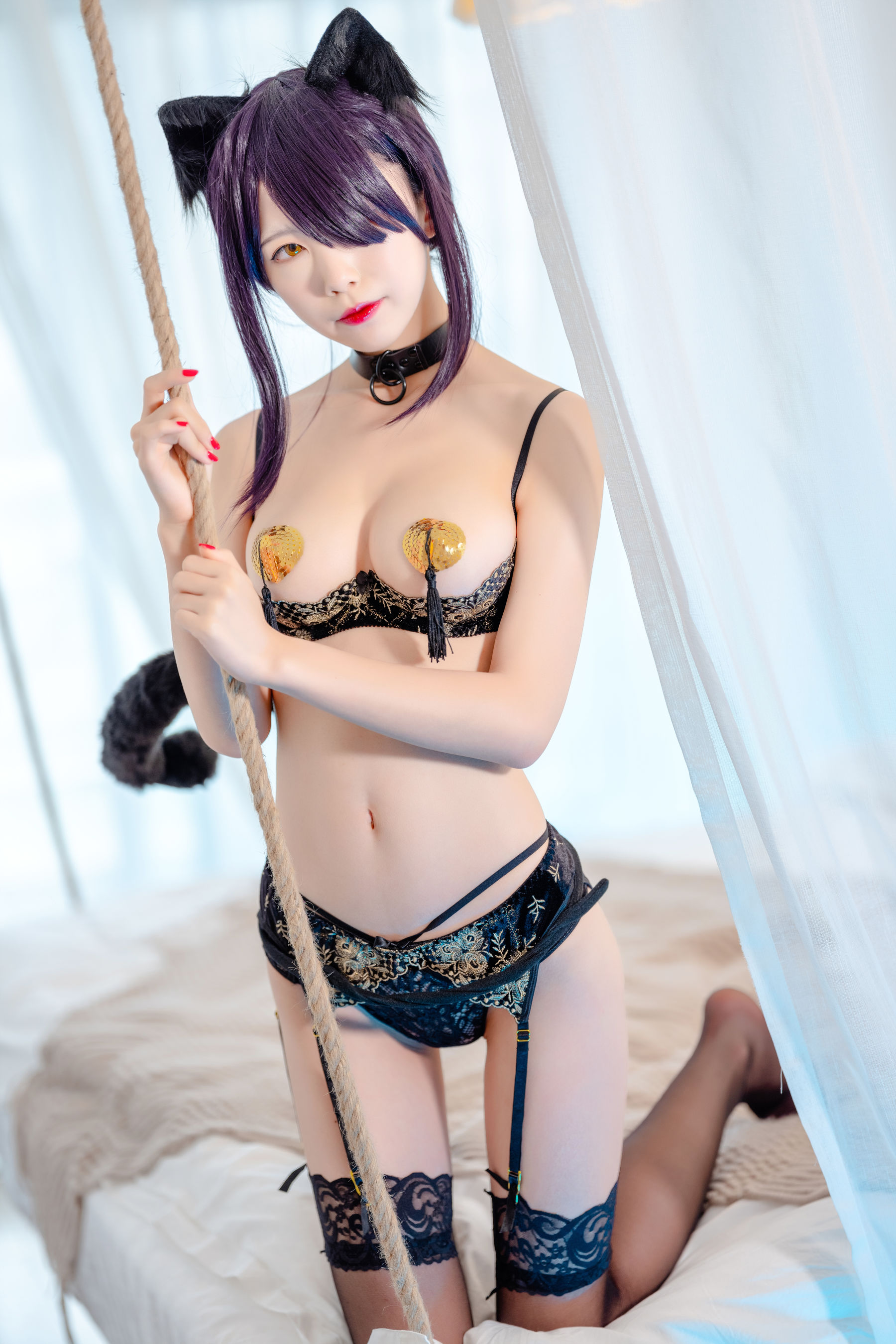 动漫博主水淼aqua 黑猫-图19