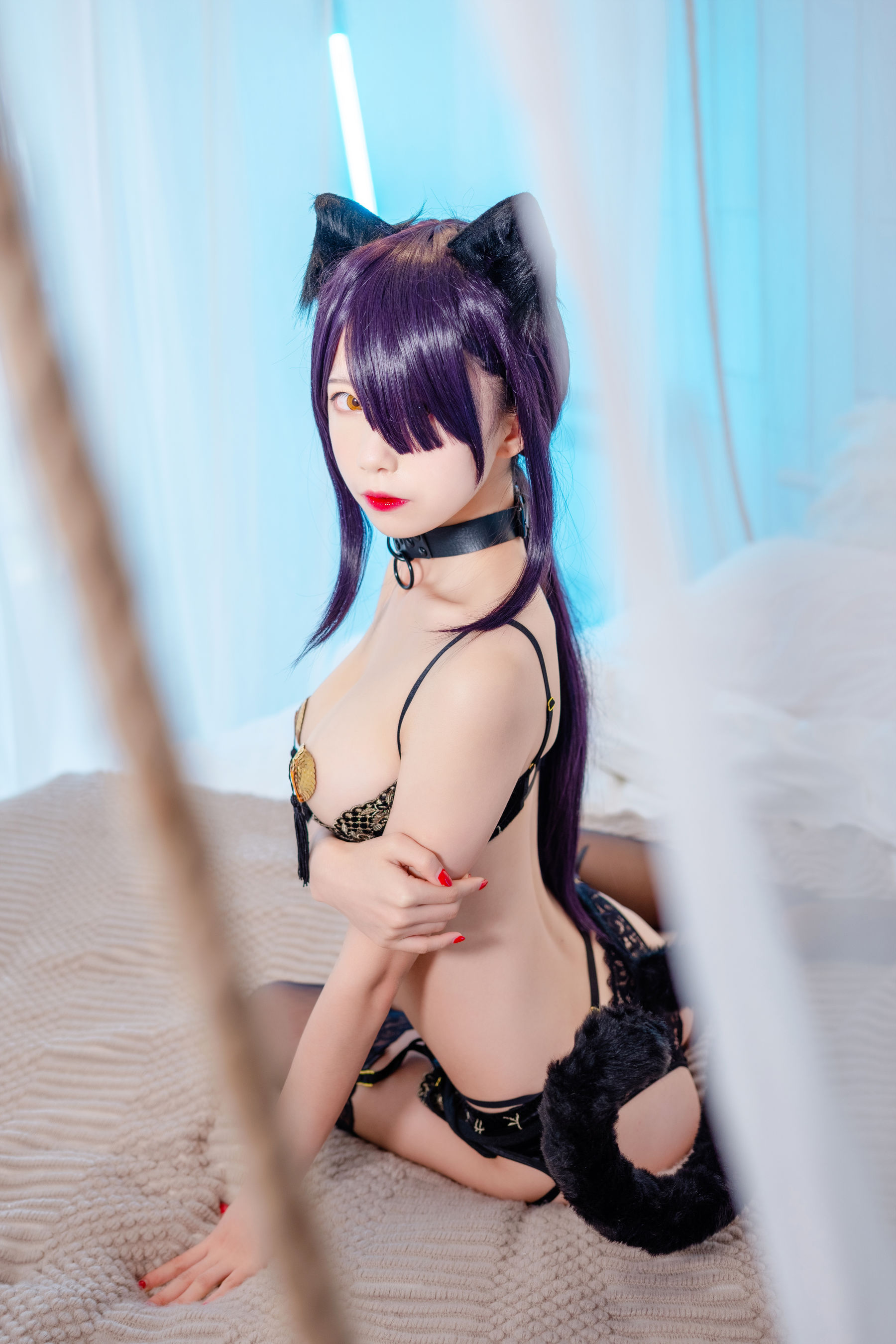 动漫博主水淼aqua 黑猫-图4