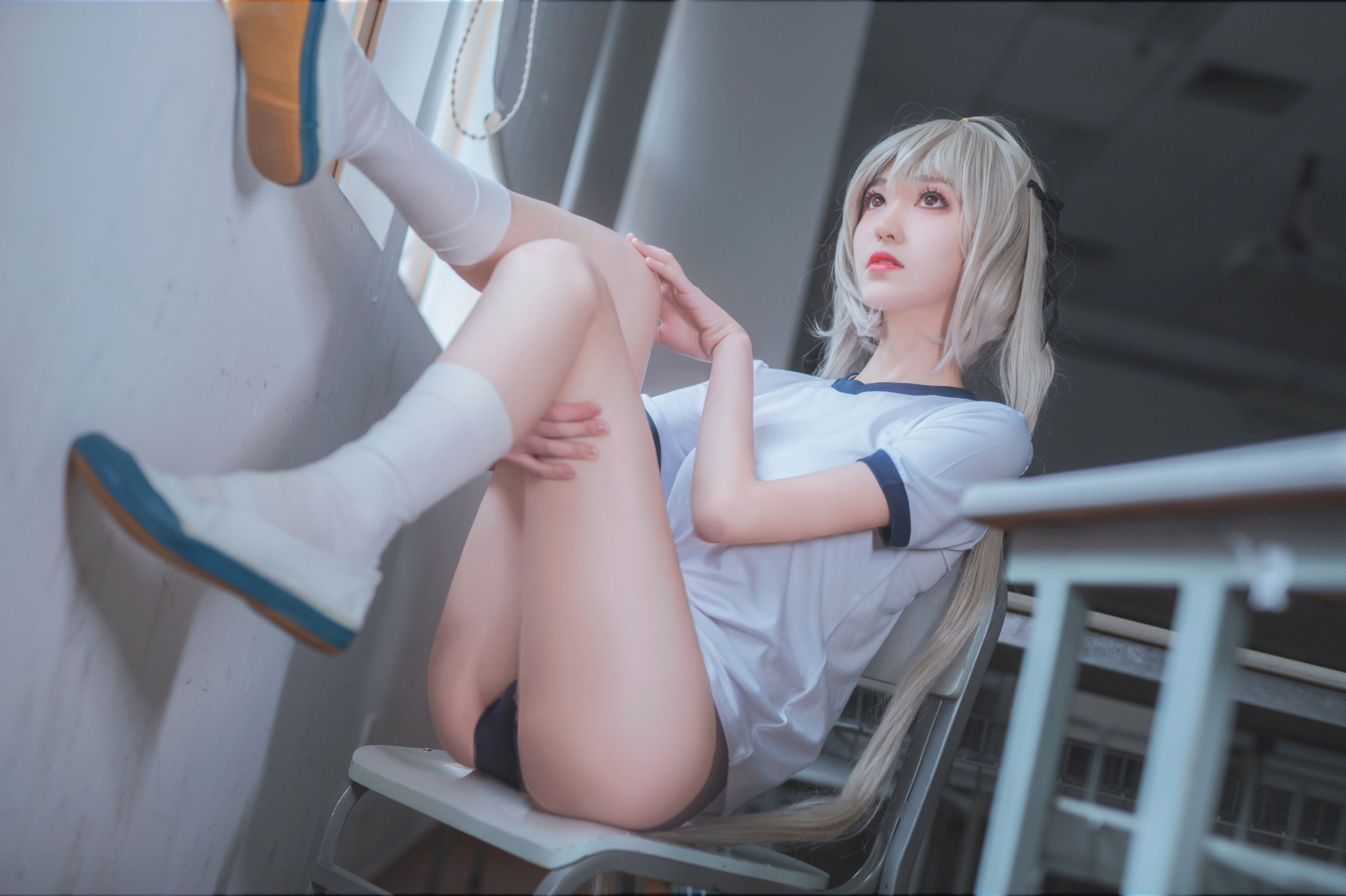 动漫博主南桃Momoko 春日野穹体操服-图10