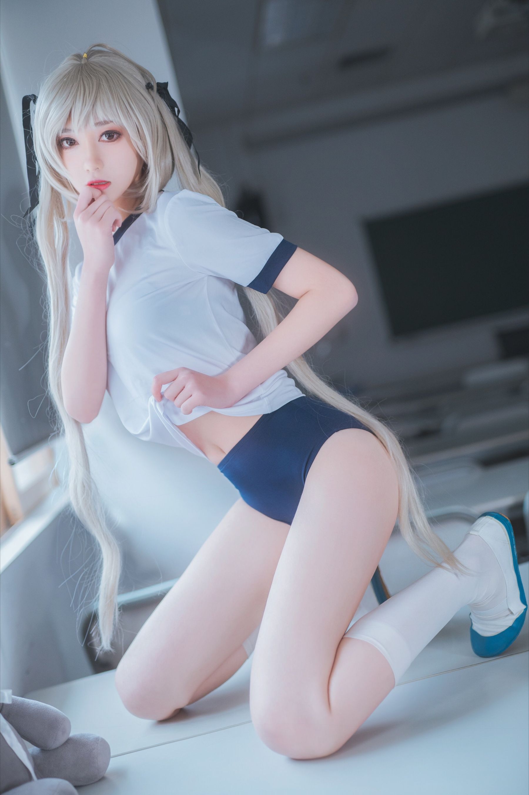 动漫博主南桃Momoko 春日野穹体操服-图1