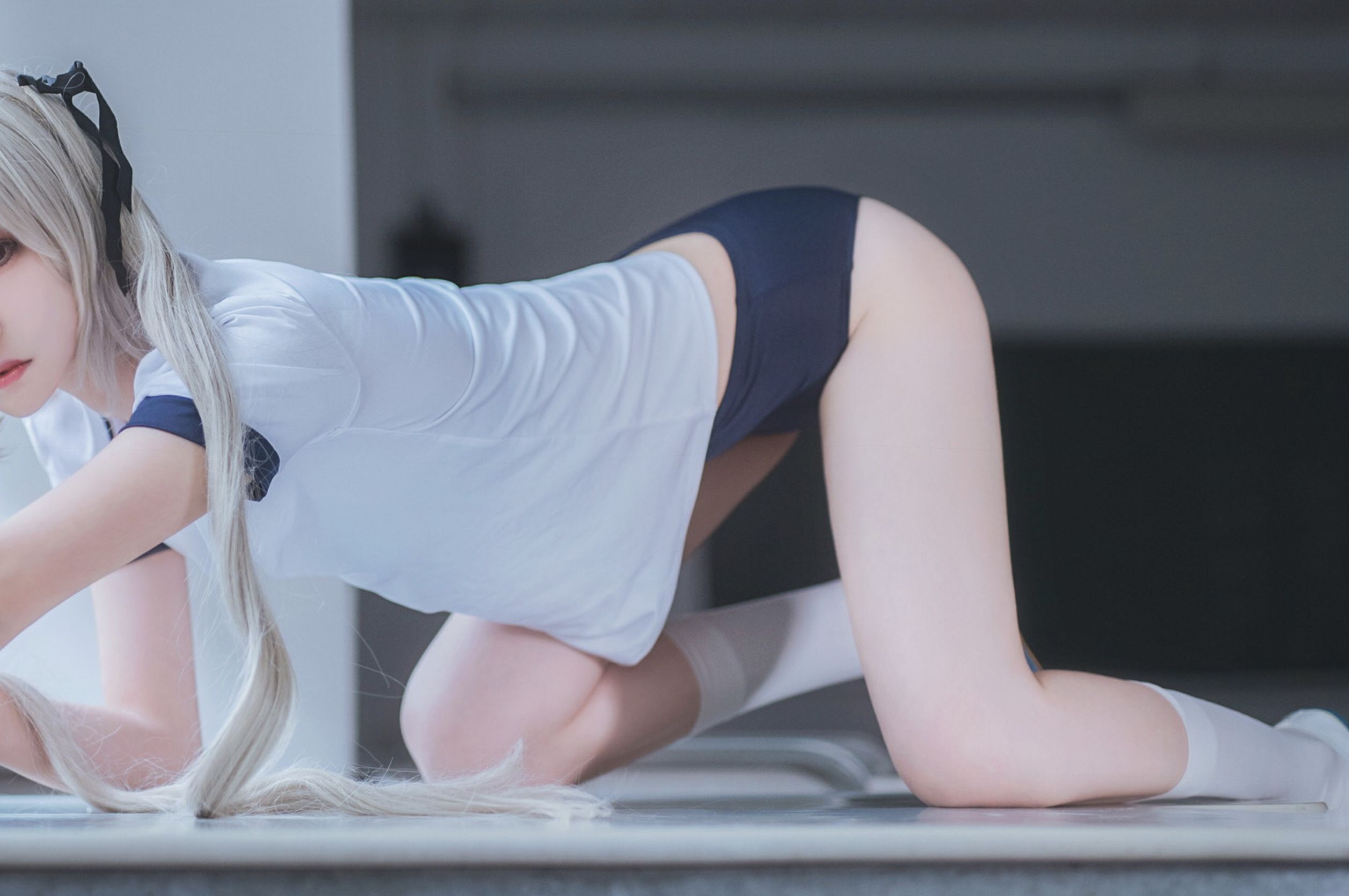 动漫博主南桃Momoko 春日野穹体操服-图23