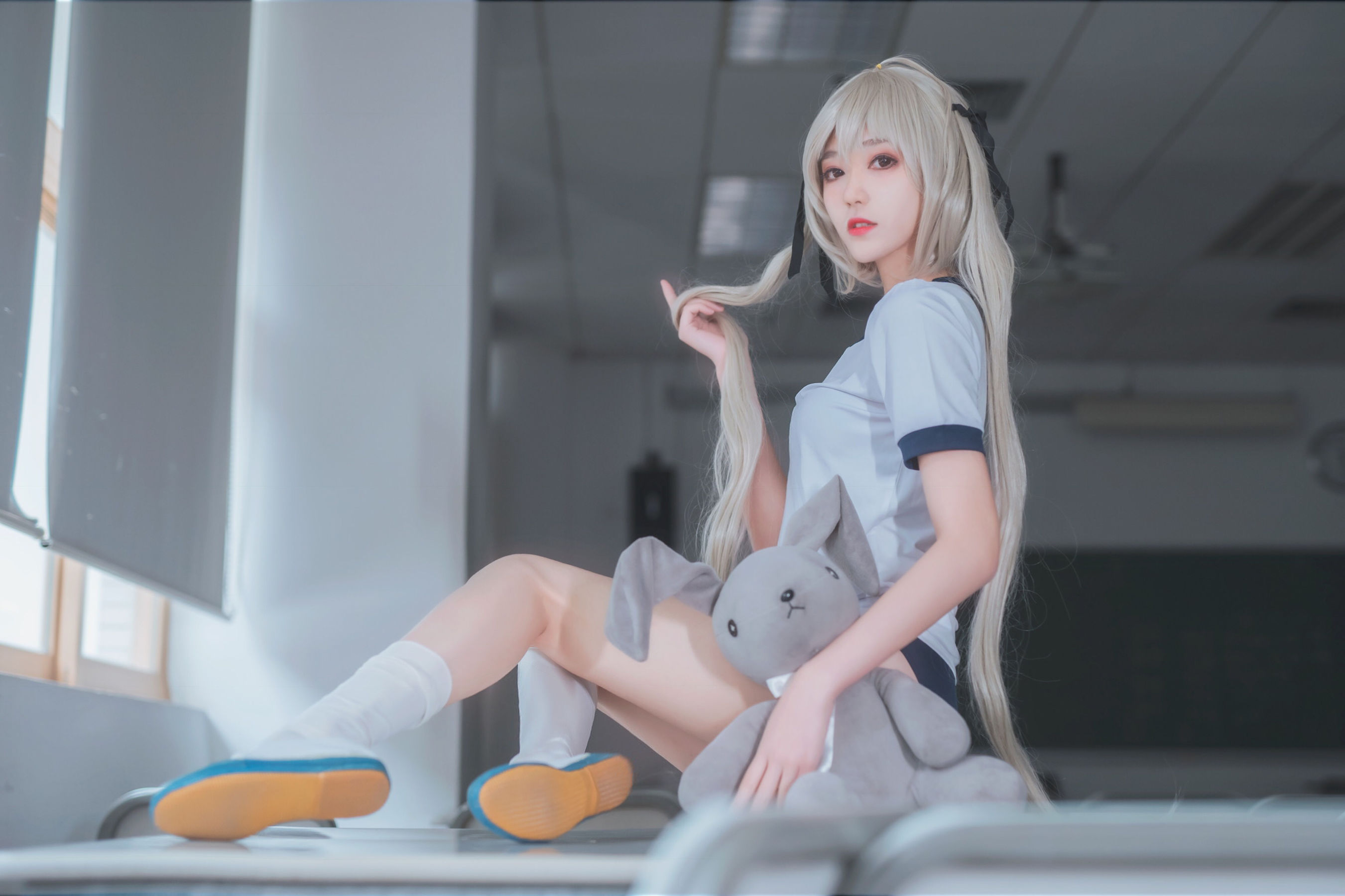 动漫博主南桃Momoko 春日野穹体操服-图6