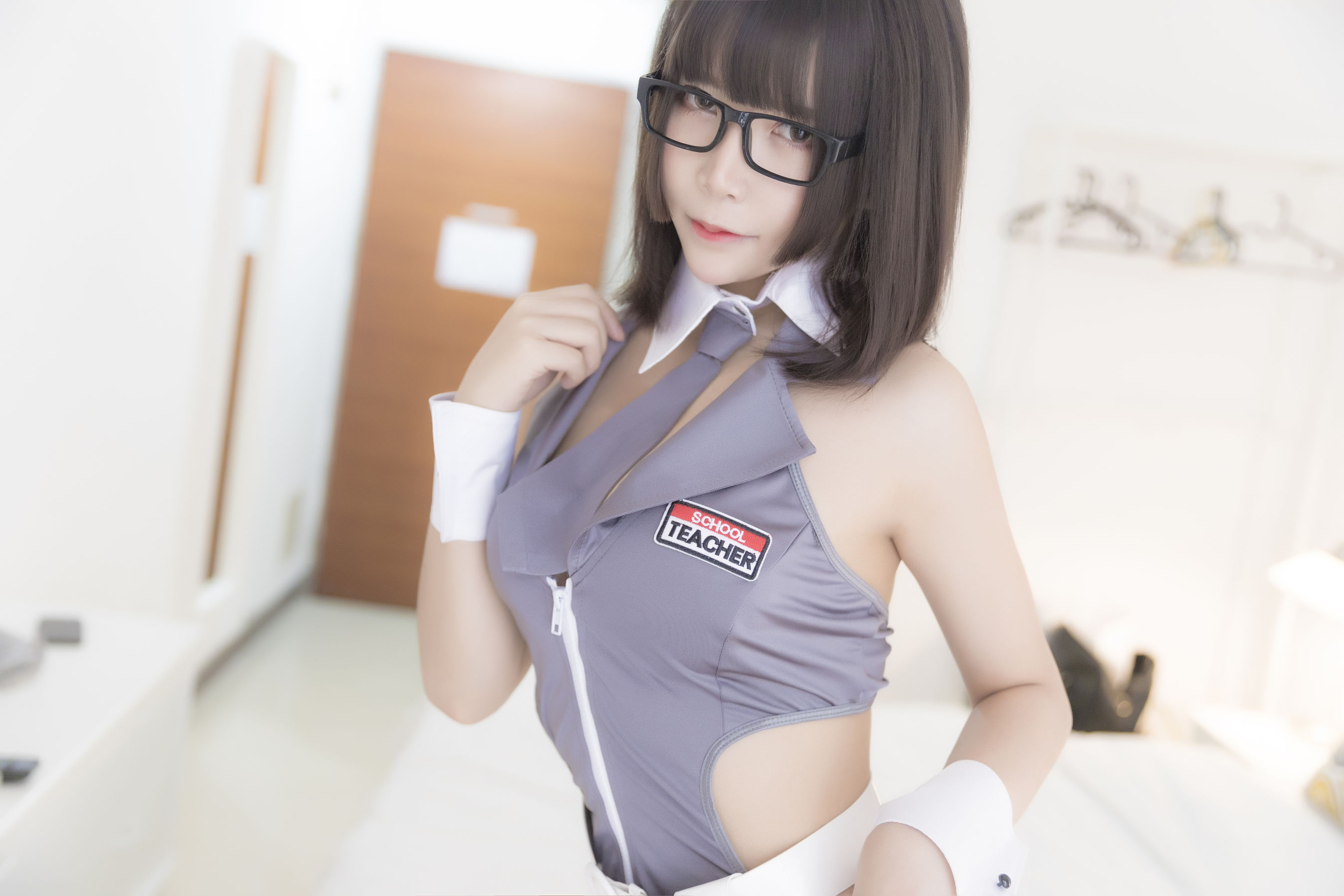 二次元妹子抱走莫子aa 黑丝制服-图13