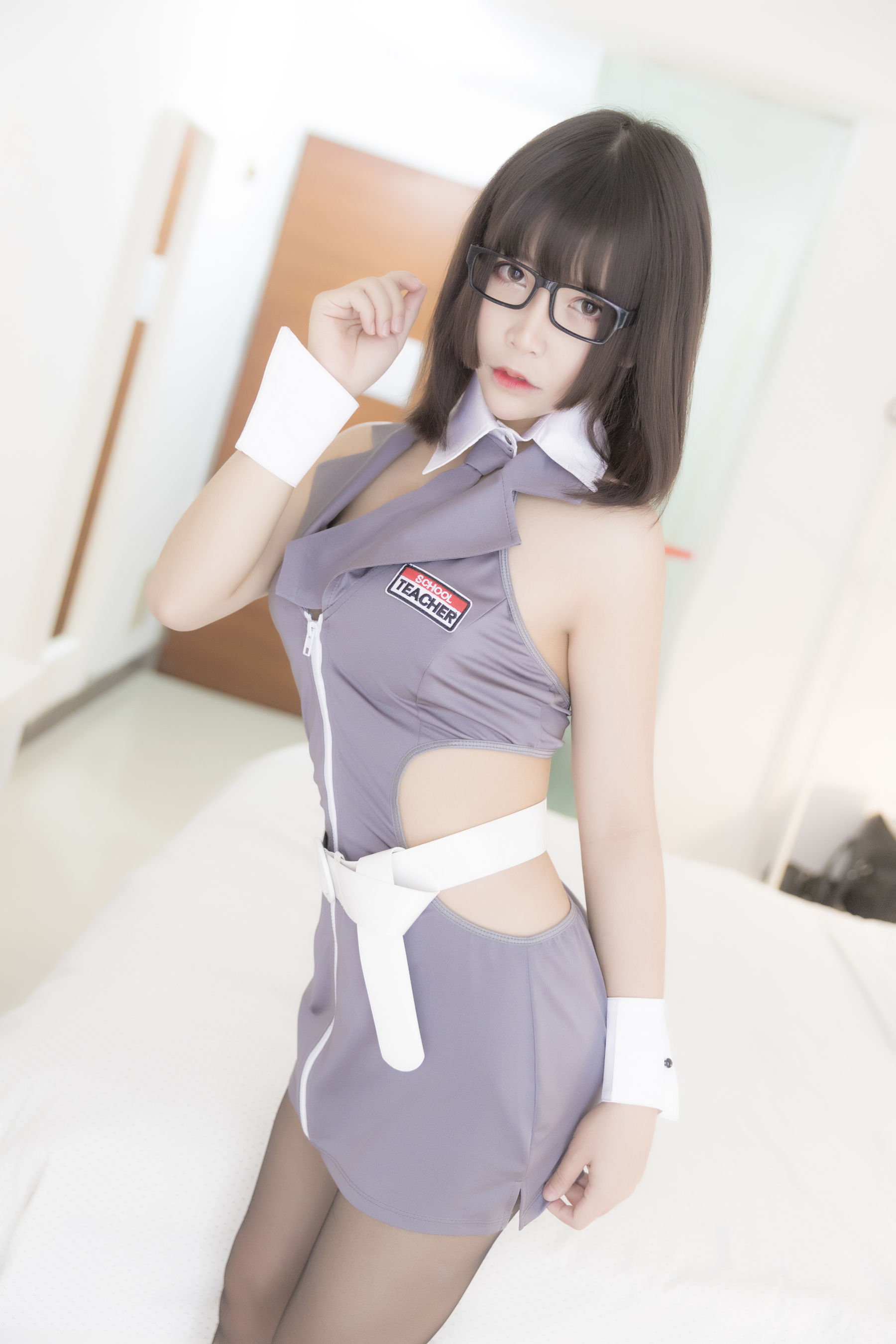 二次元妹子抱走莫子aa 黑丝制服-图14