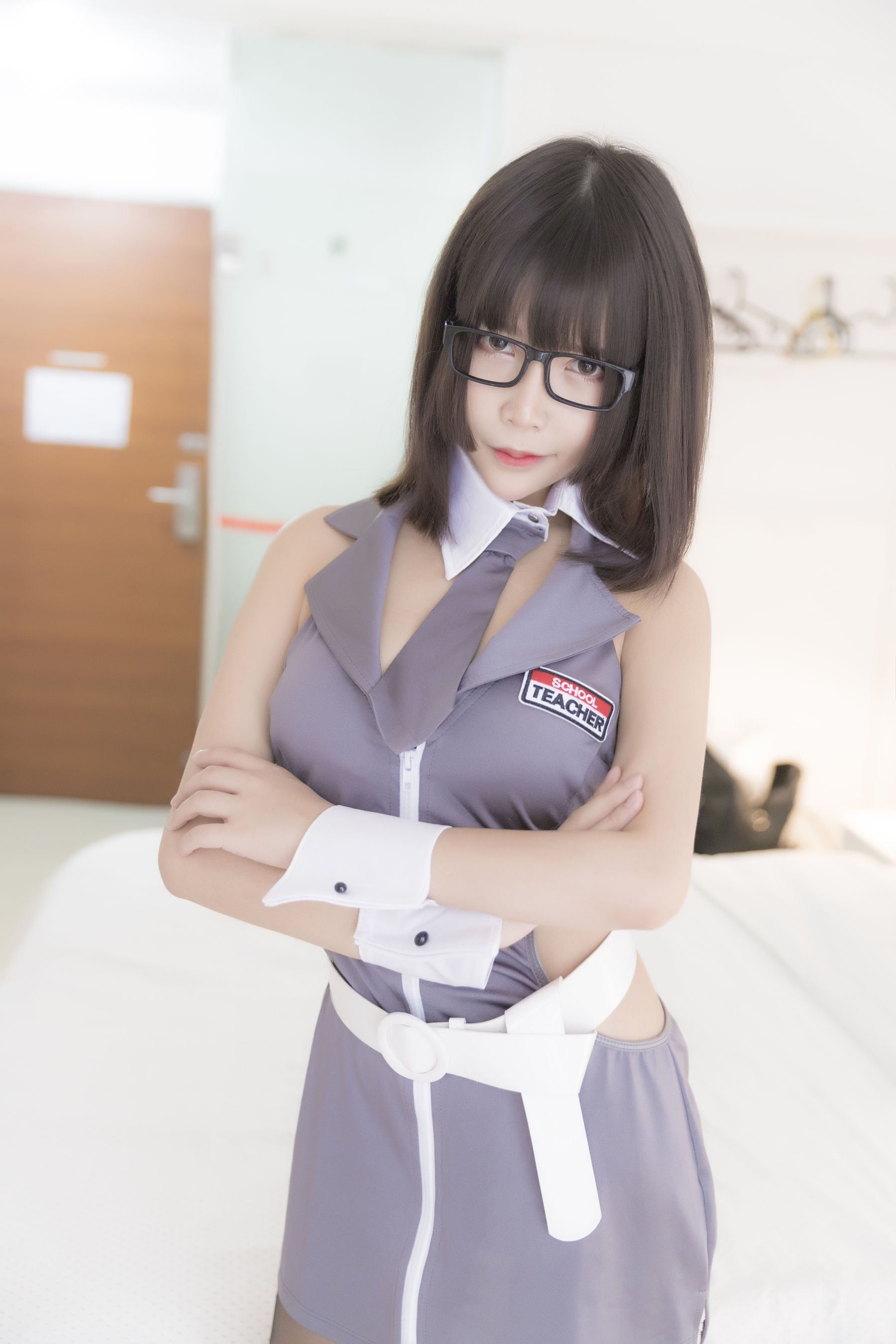 二次元妹子抱走莫子aa 黑丝制服-图16