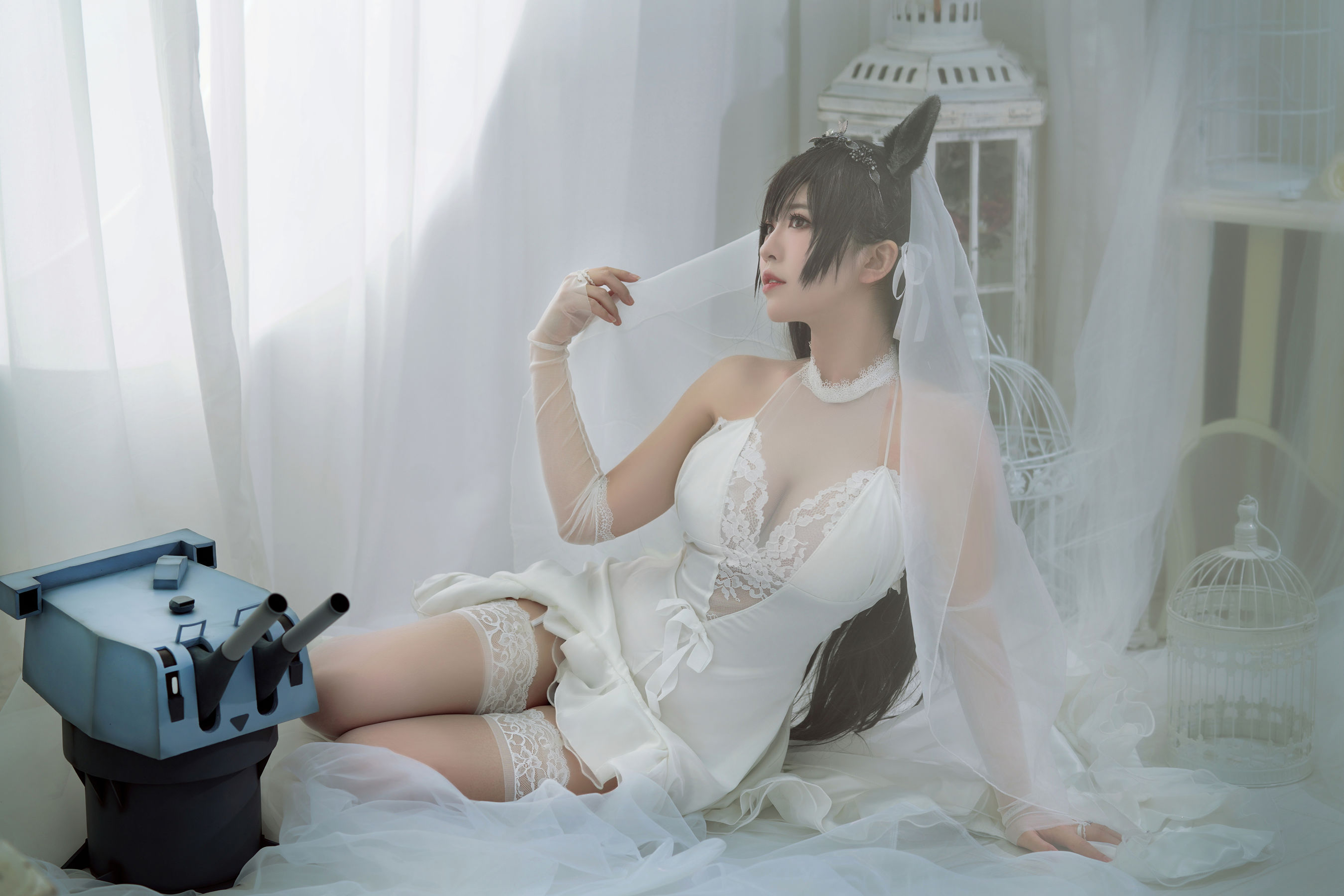半半子 爱宕花嫁-图10