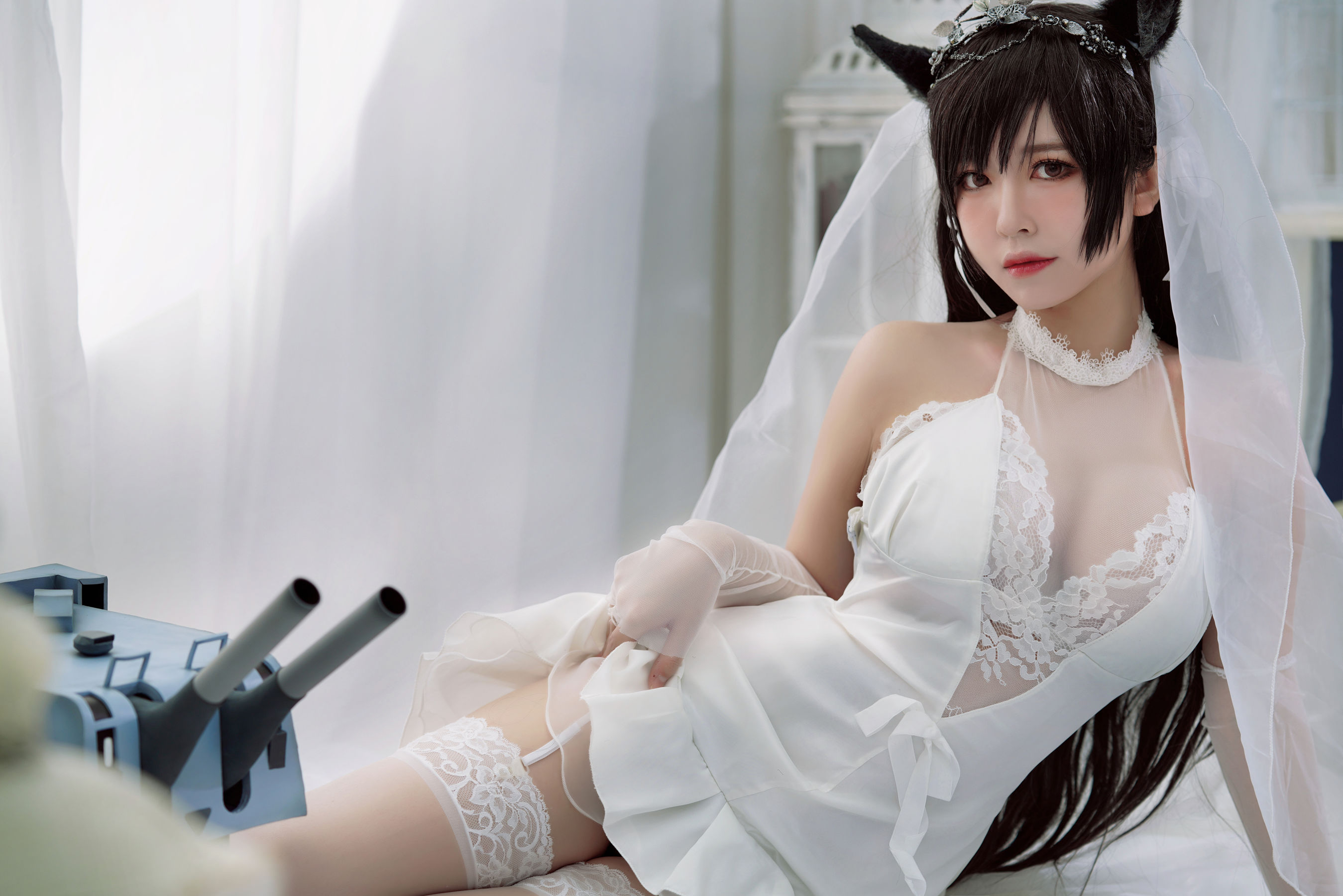 半半子 爱宕花嫁-图12
