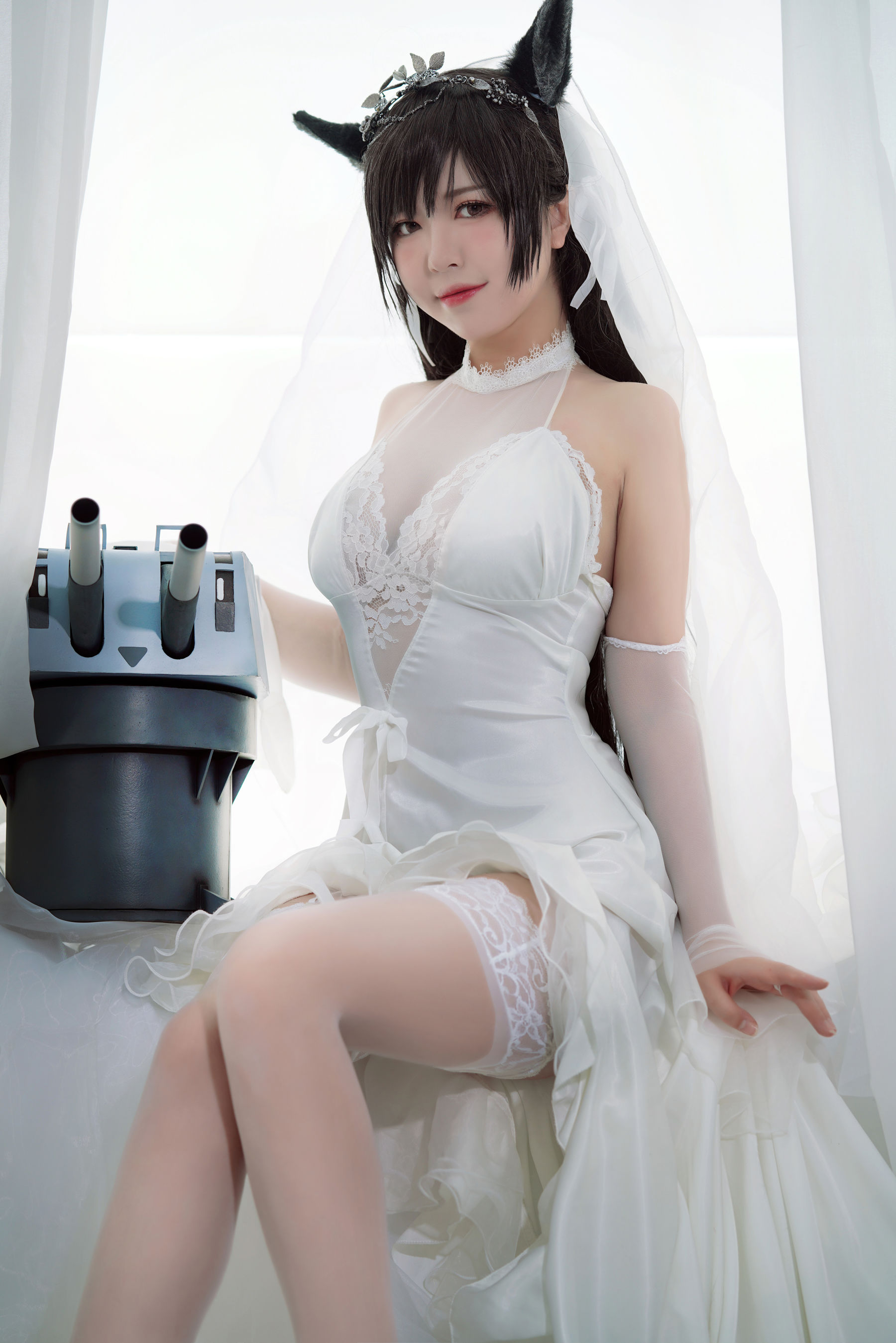 半半子 爱宕花嫁-图13