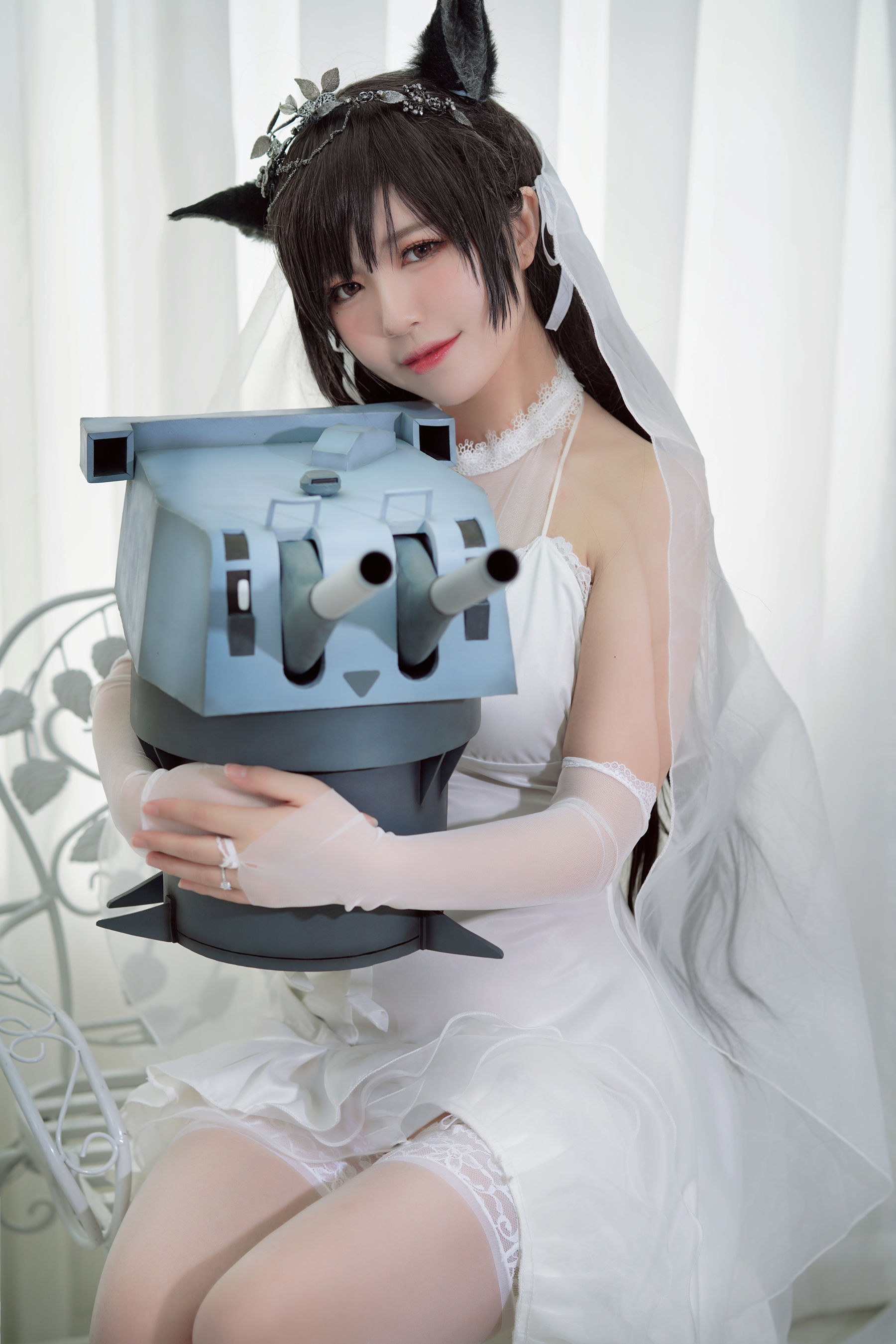半半子 爱宕花嫁-图24