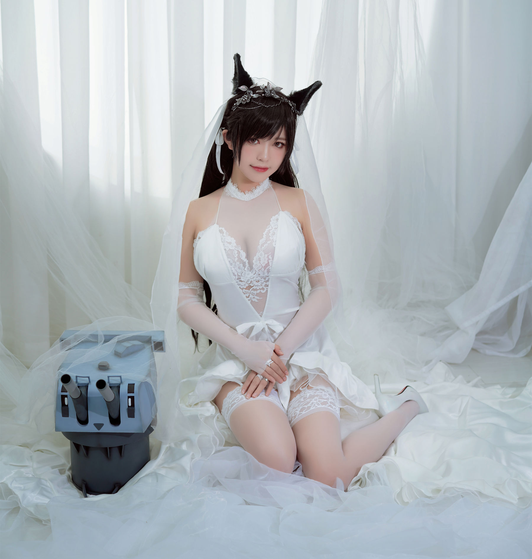 半半子 爱宕花嫁-图26