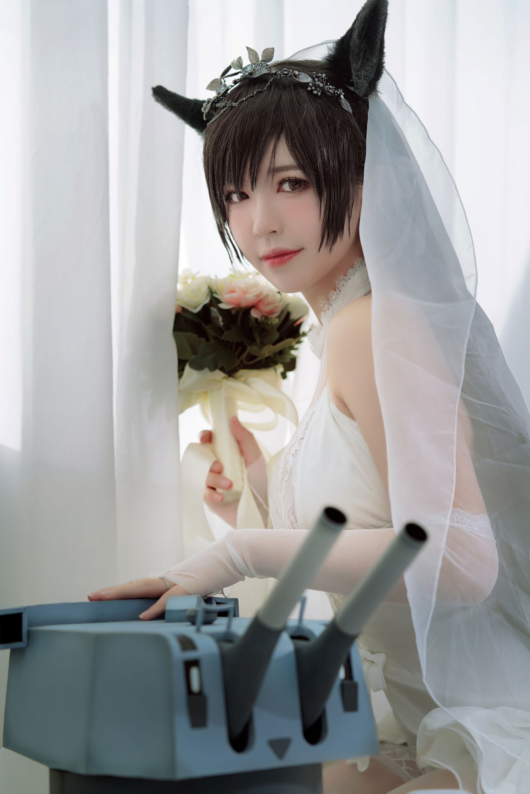 半半子 爱宕花嫁-图7