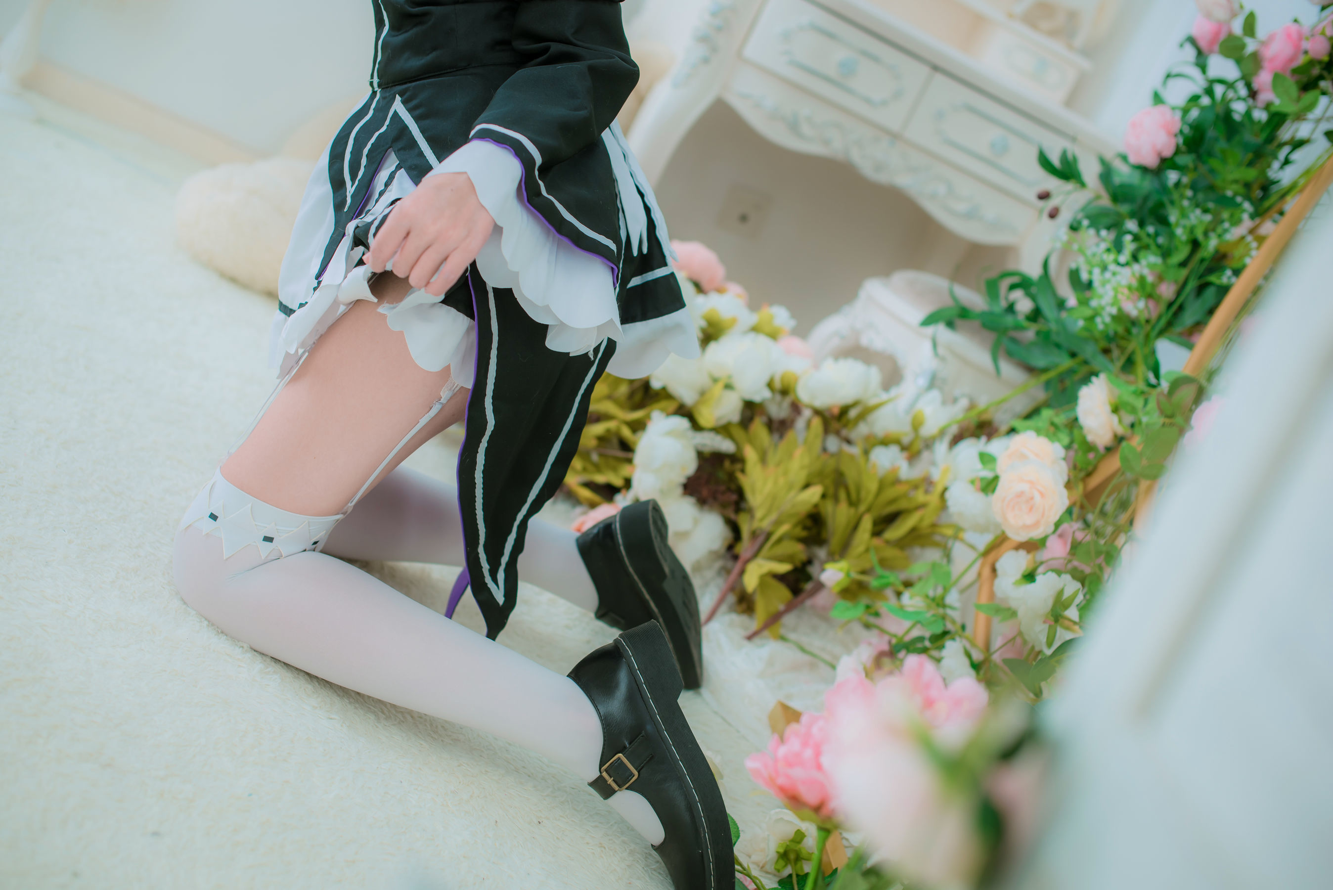 人气Coser二佐Nisa 蕾姆女仆-图22