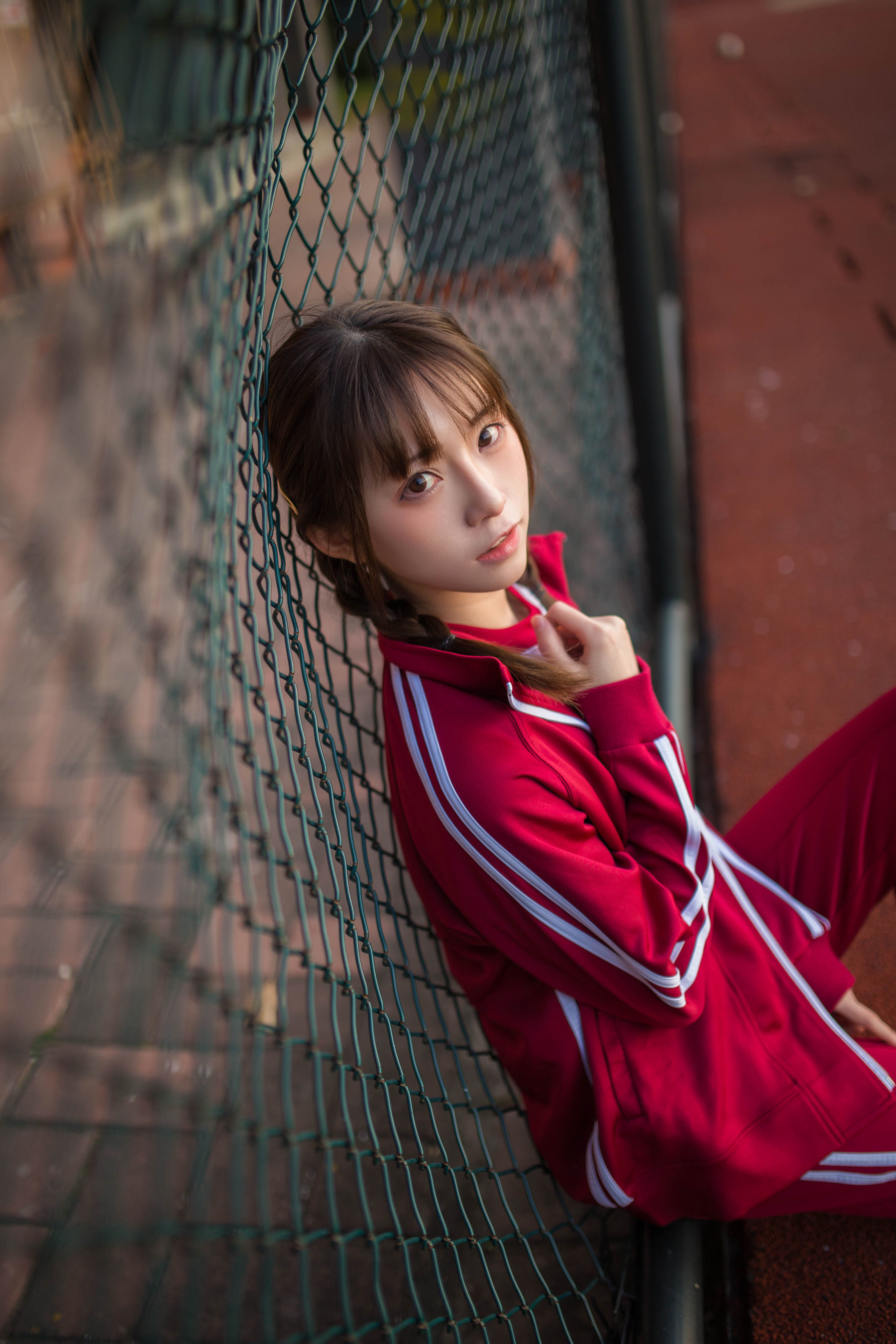 动漫博主Kitaro_绮太郎 红色运动服女孩-图7
