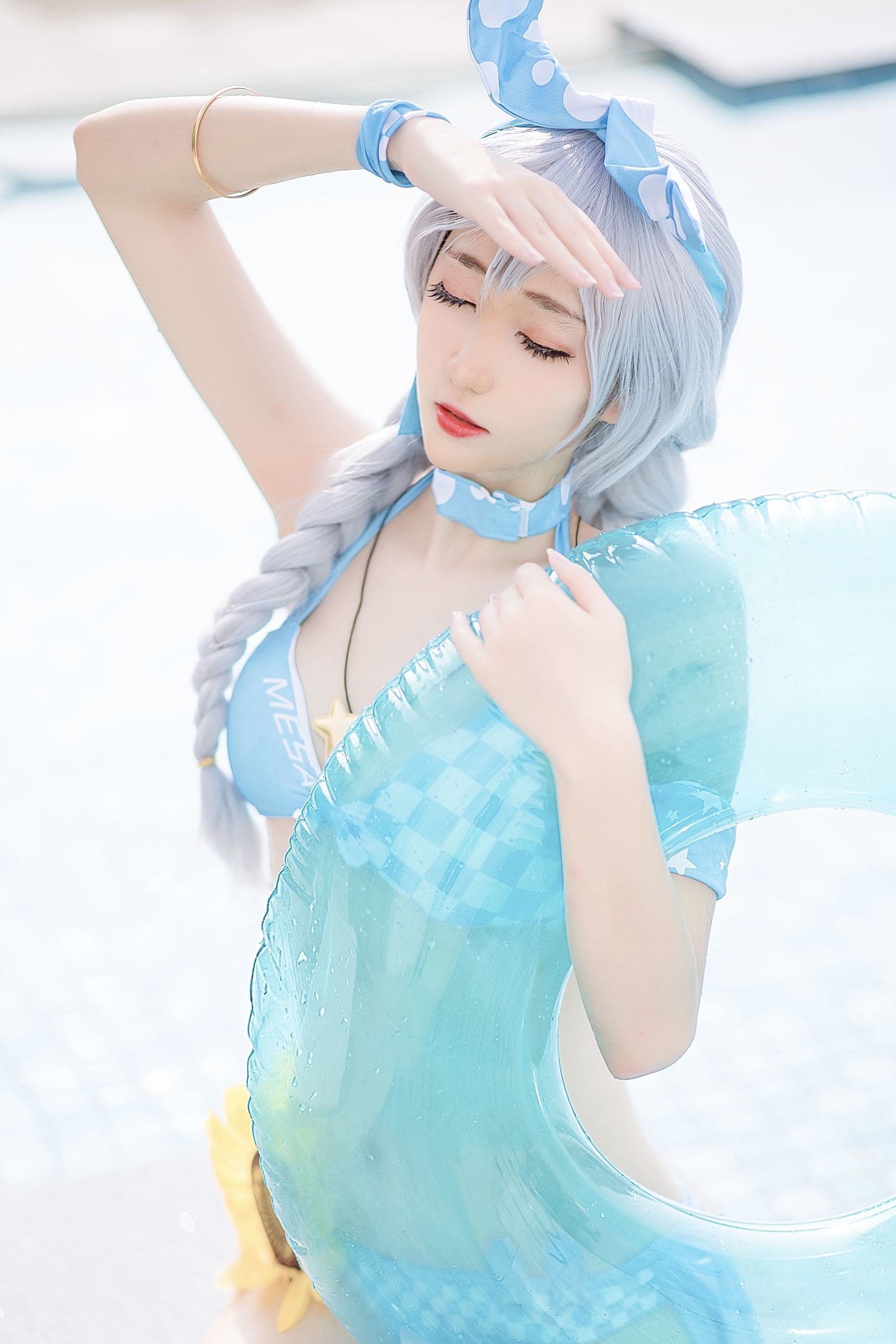 动漫博主南桃Momoko 琪亚娜泳装-图10