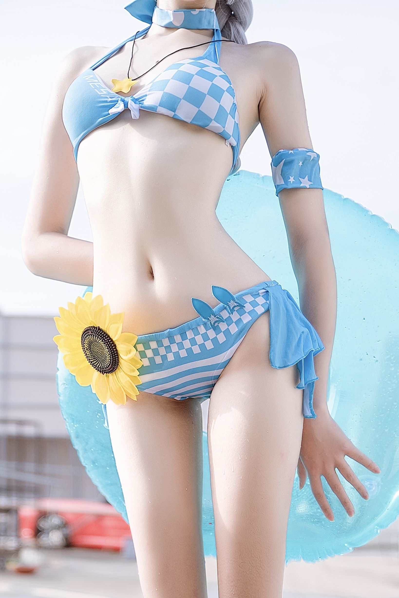动漫博主南桃Momoko 琪亚娜泳装-图13