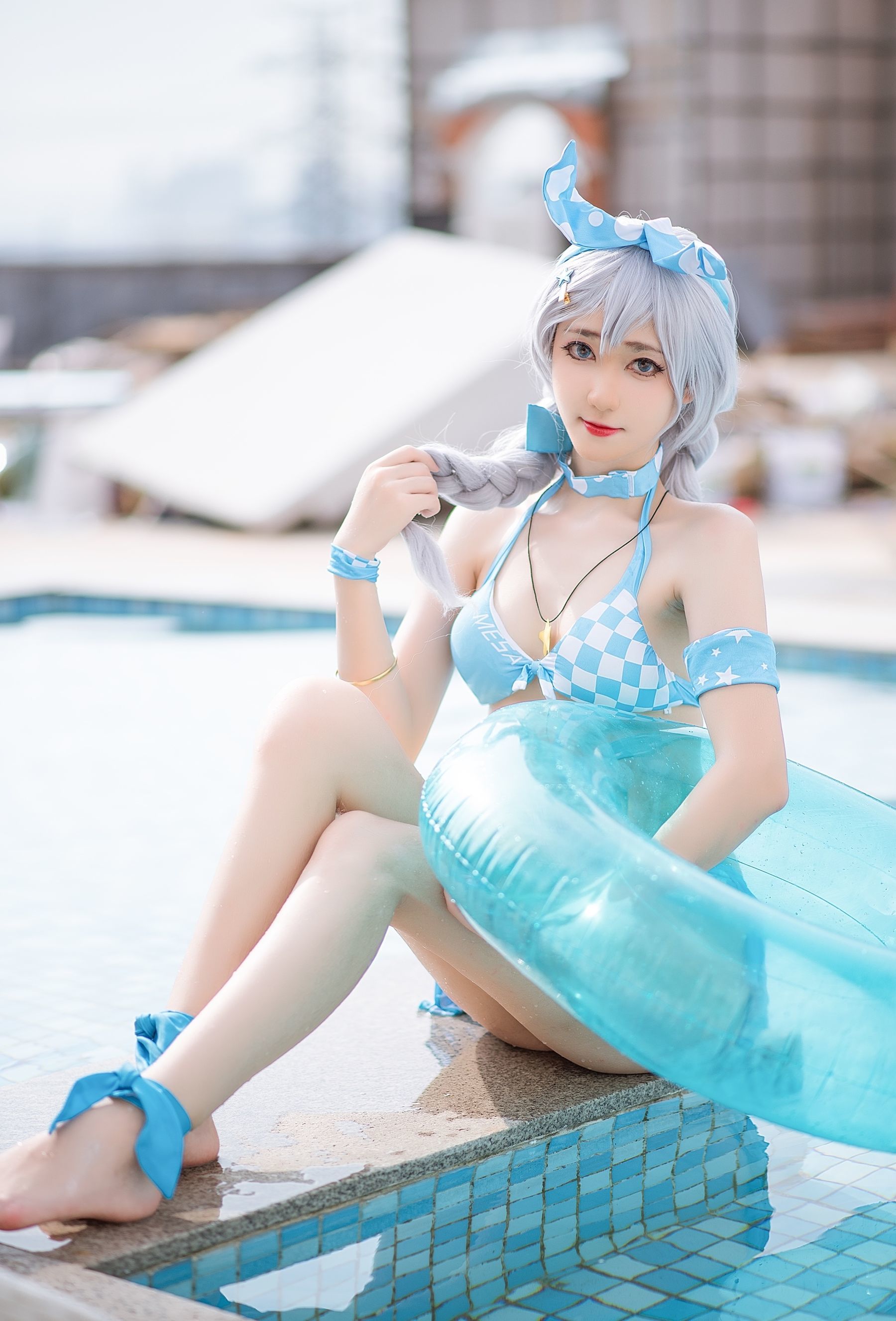 动漫博主南桃Momoko 琪亚娜泳装-图1