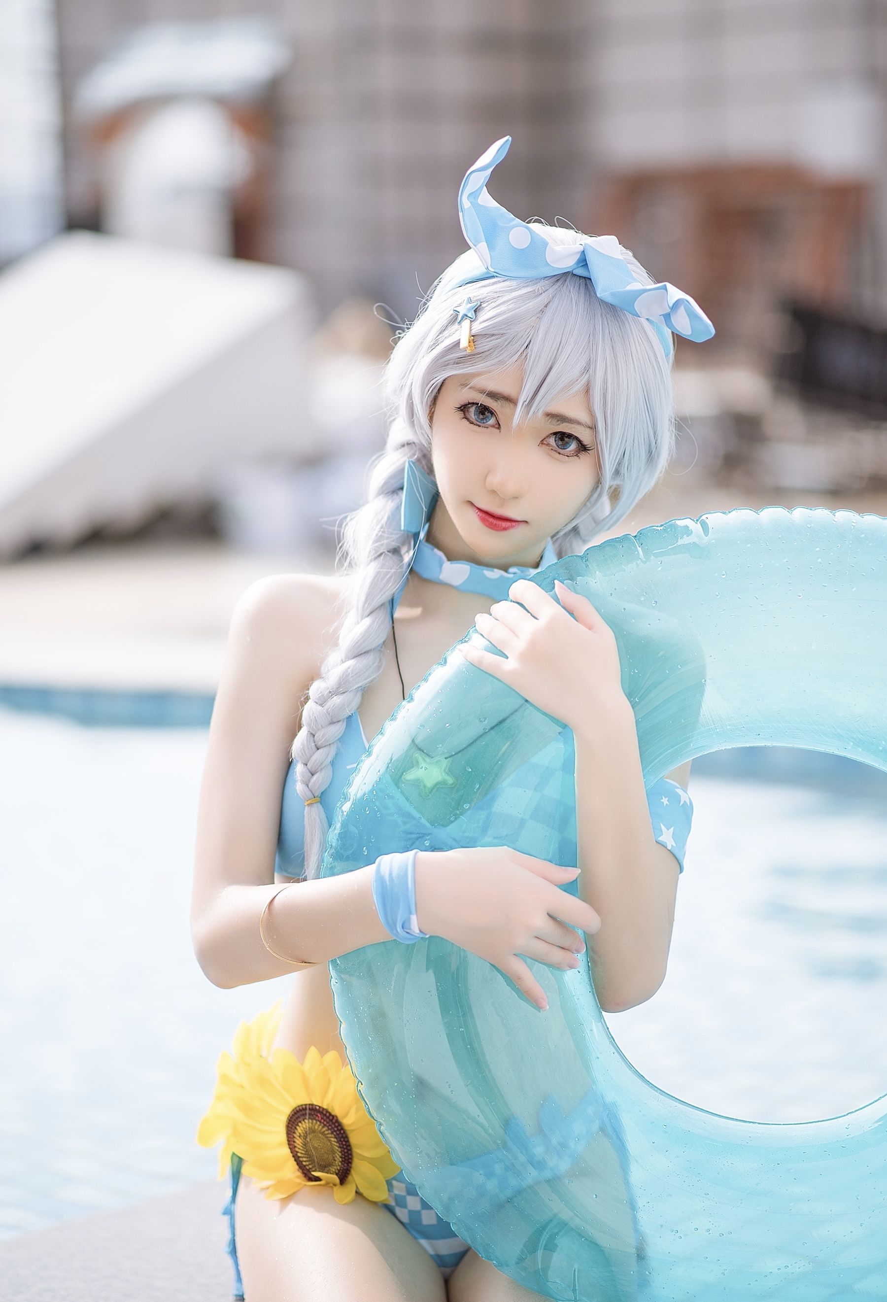 动漫博主南桃Momoko 琪亚娜泳装-图5