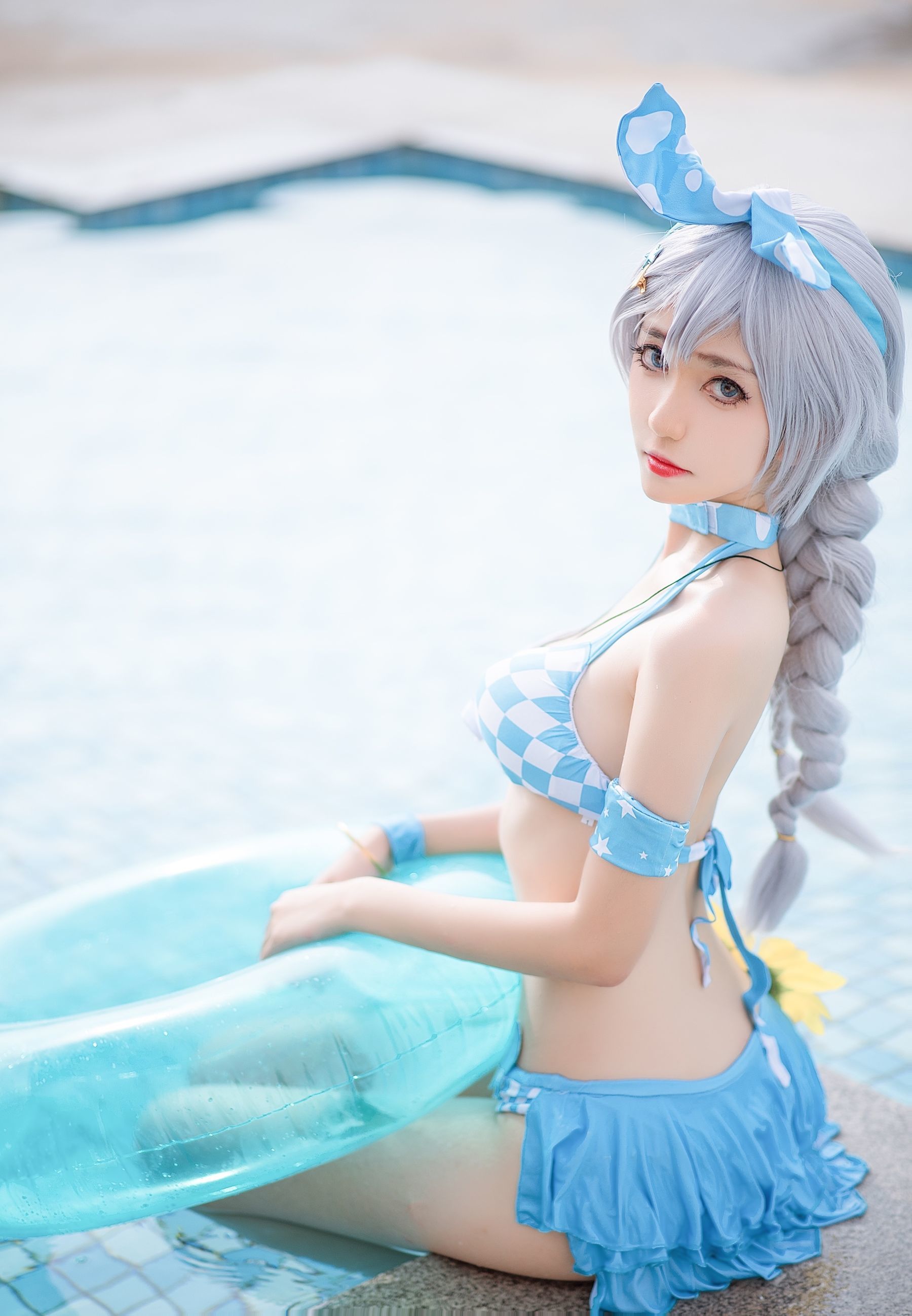 动漫博主南桃Momoko 琪亚娜泳装-图6