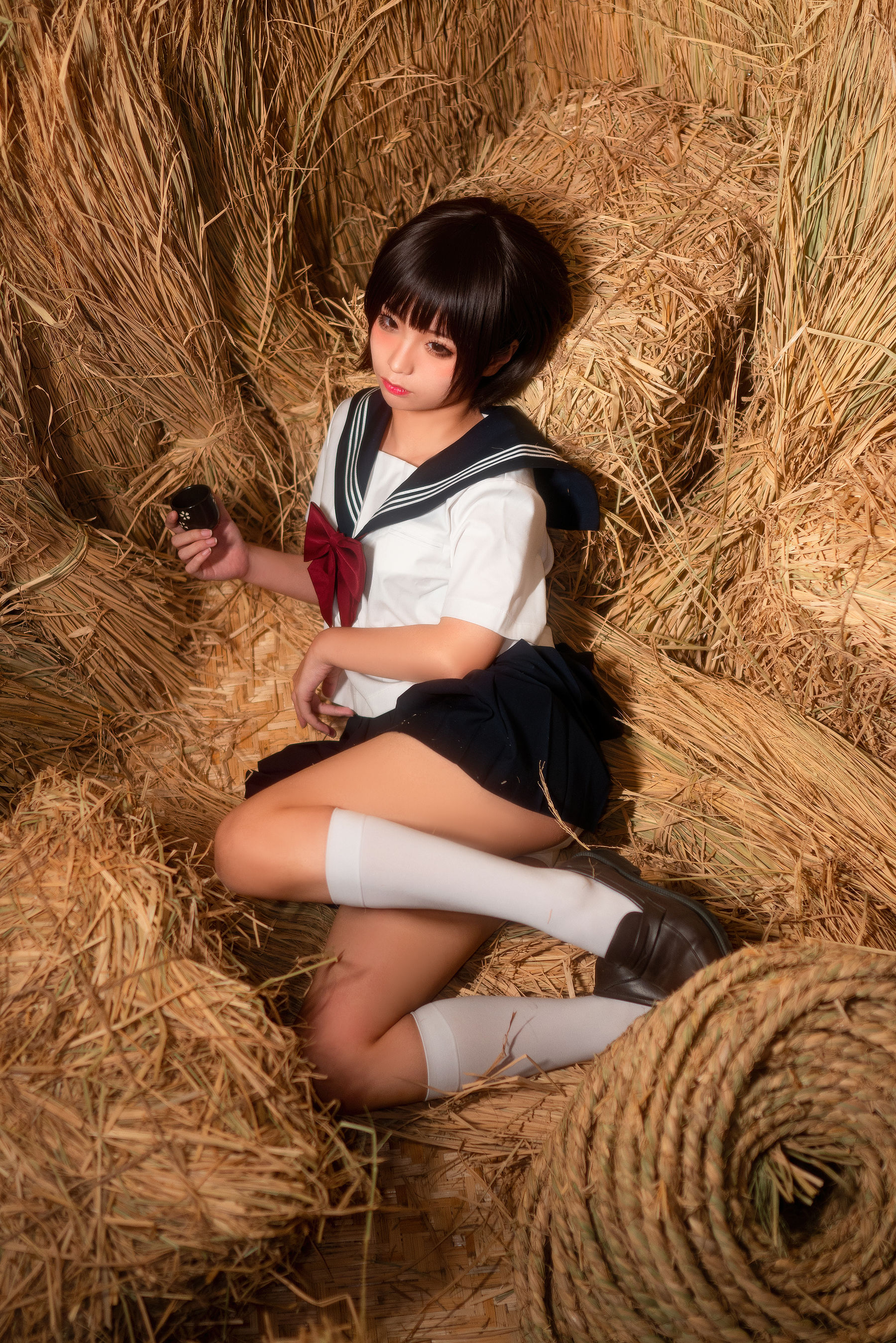 动漫博主蠢沫沫 稻草里的少女-图0