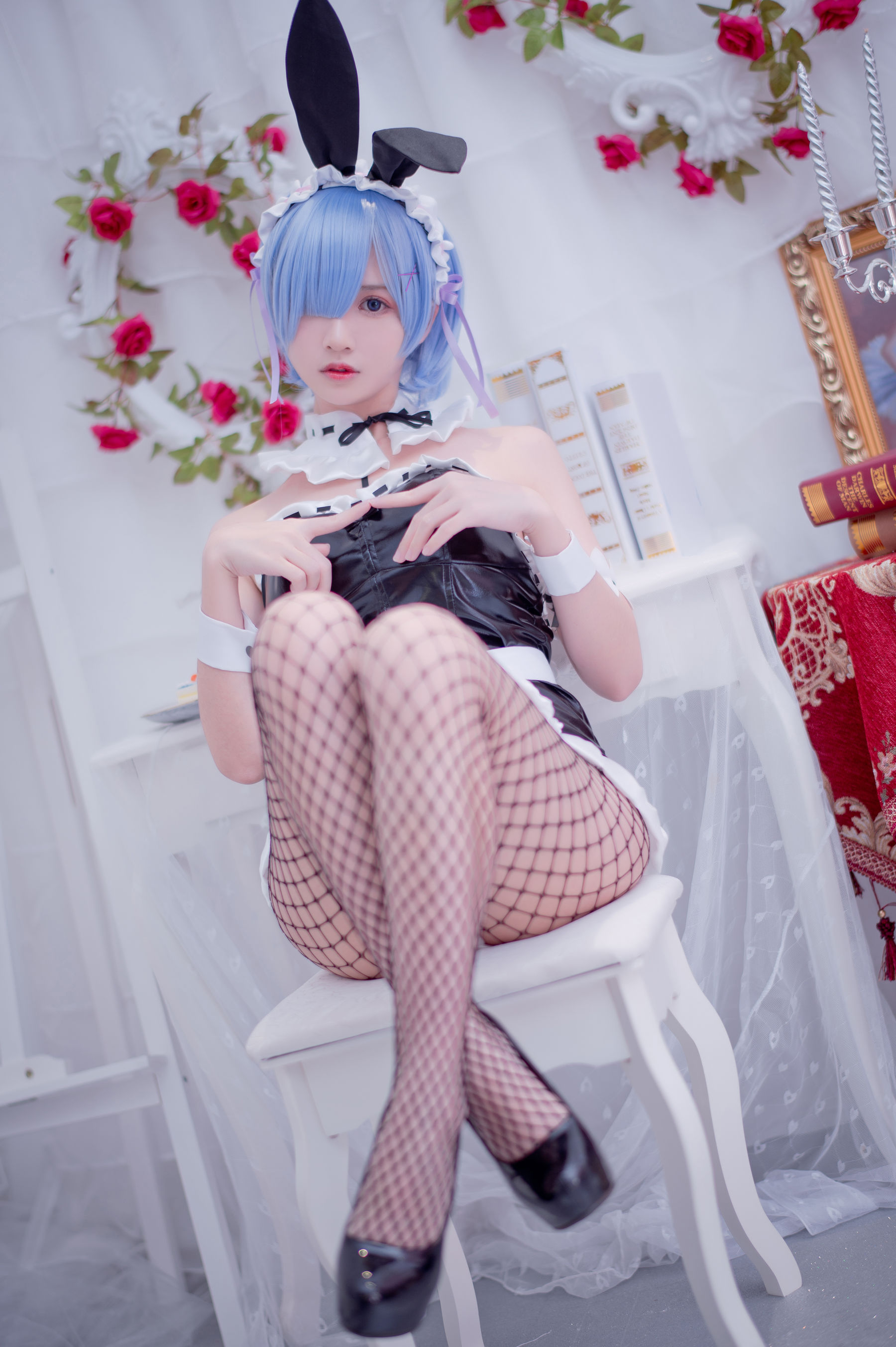 超人气Coser鳗鱼霏儿 蕾姆-图9