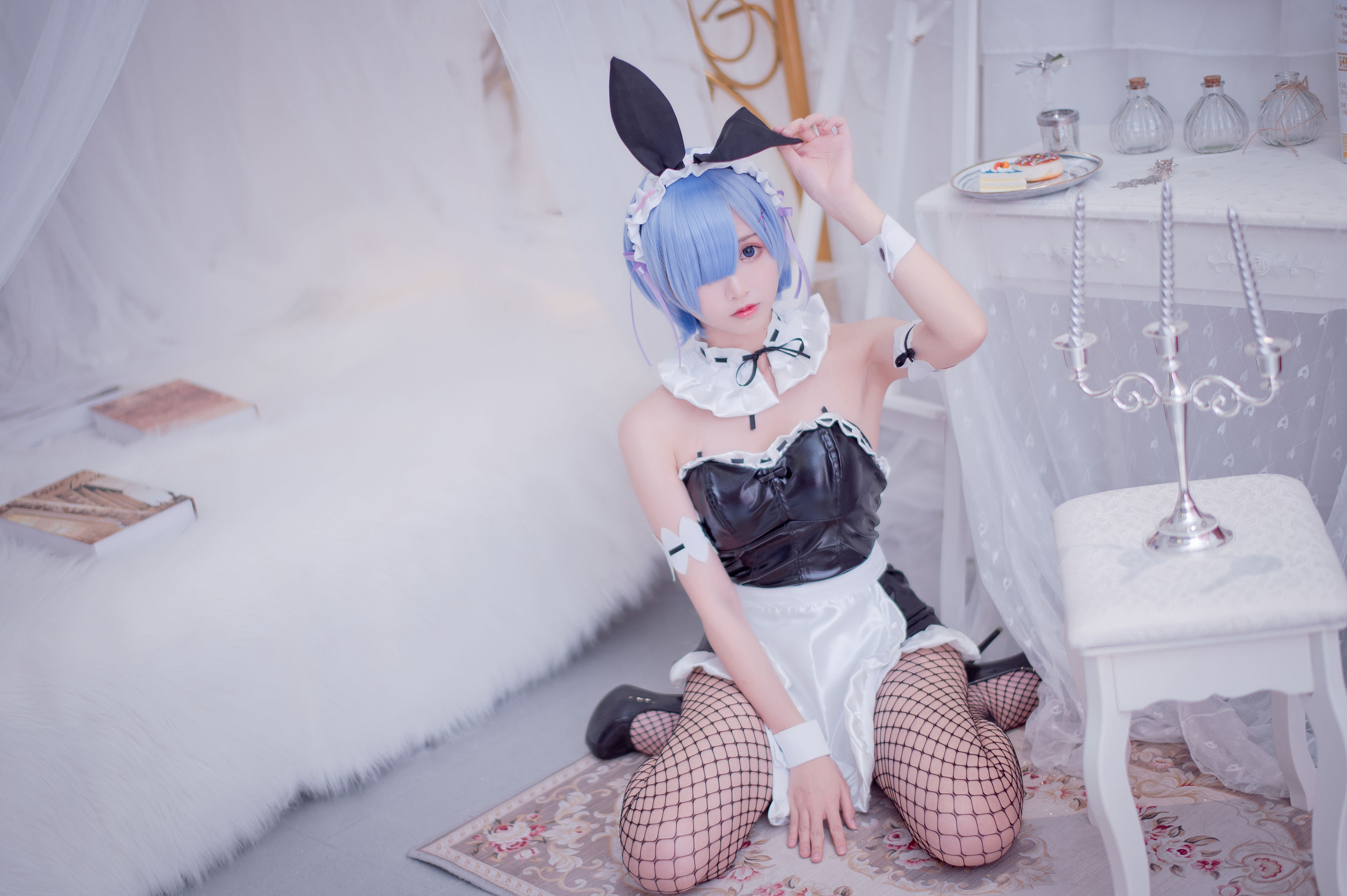 超人气Coser鳗鱼霏儿 蕾姆-图5