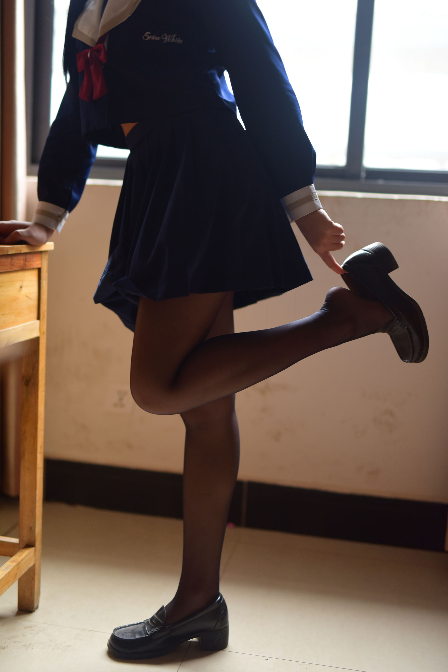 动漫博主九曲Jean JK露脐制服-图28