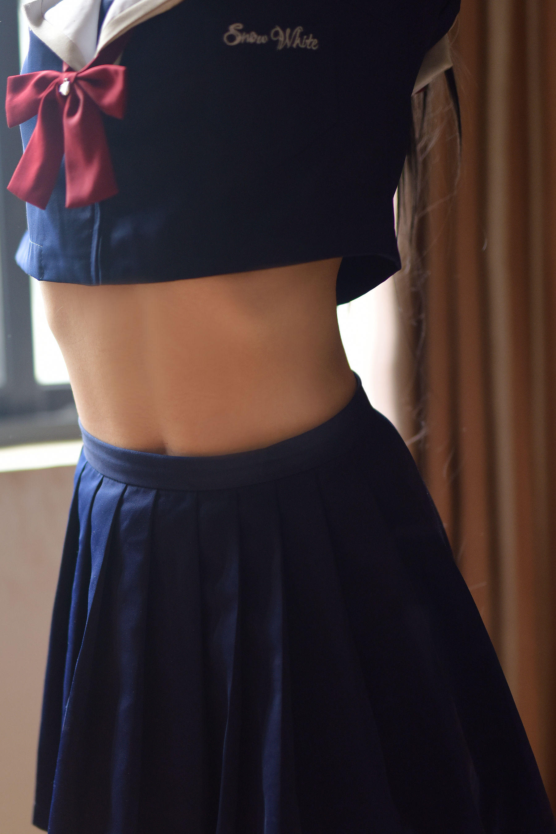 动漫博主九曲Jean JK露脐制服-图29