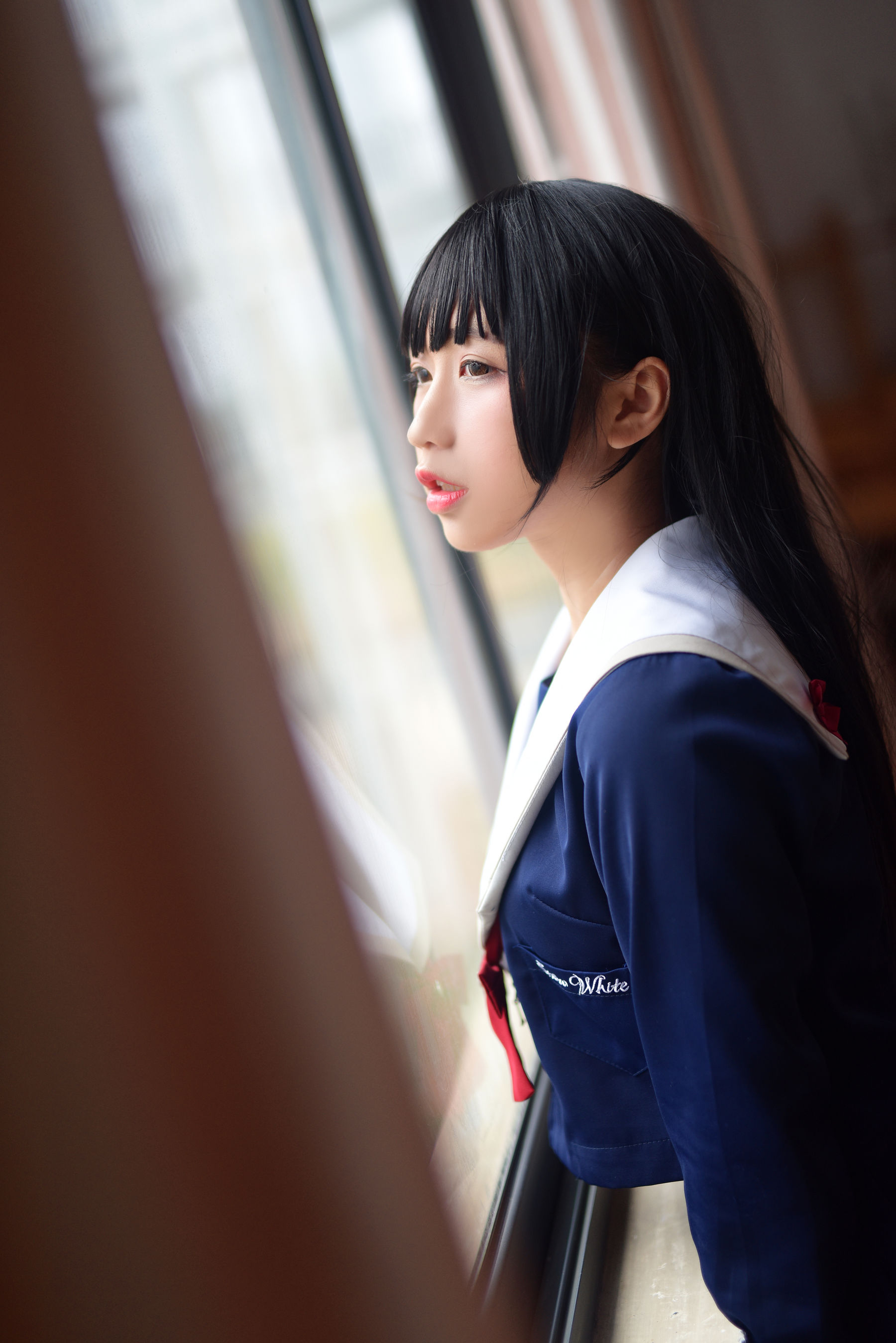 动漫博主九曲Jean JK露脐制服-图7