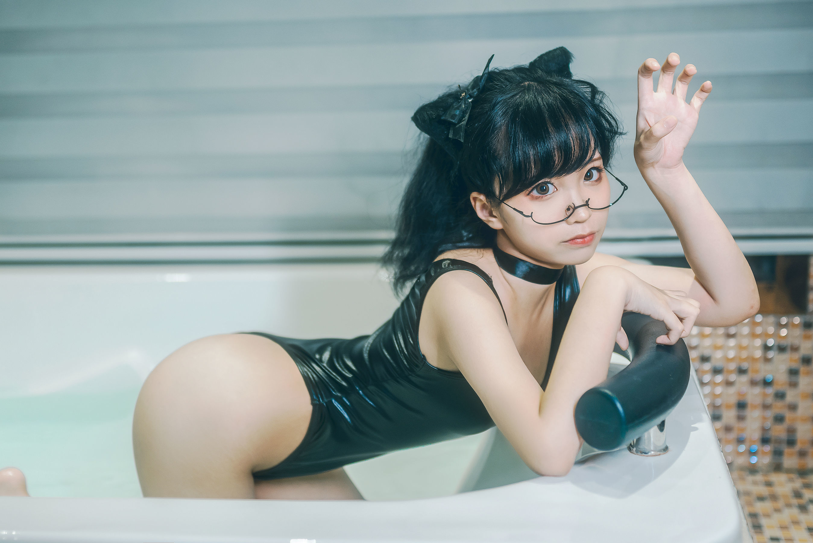 动漫博主蠢沫沫 猫耳死库水-图18