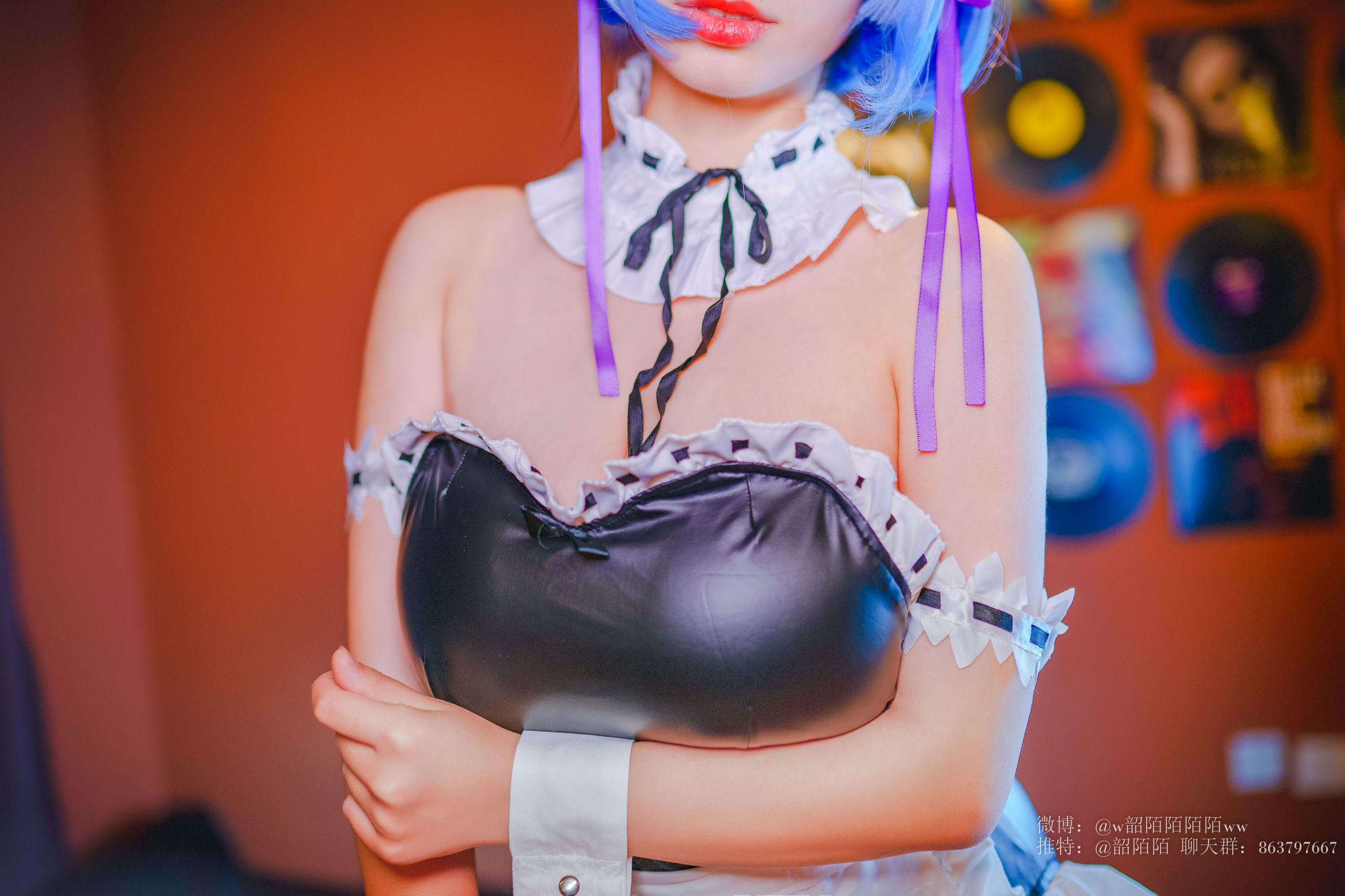 Cosplay美女韶陌陌 雷姆-图10
