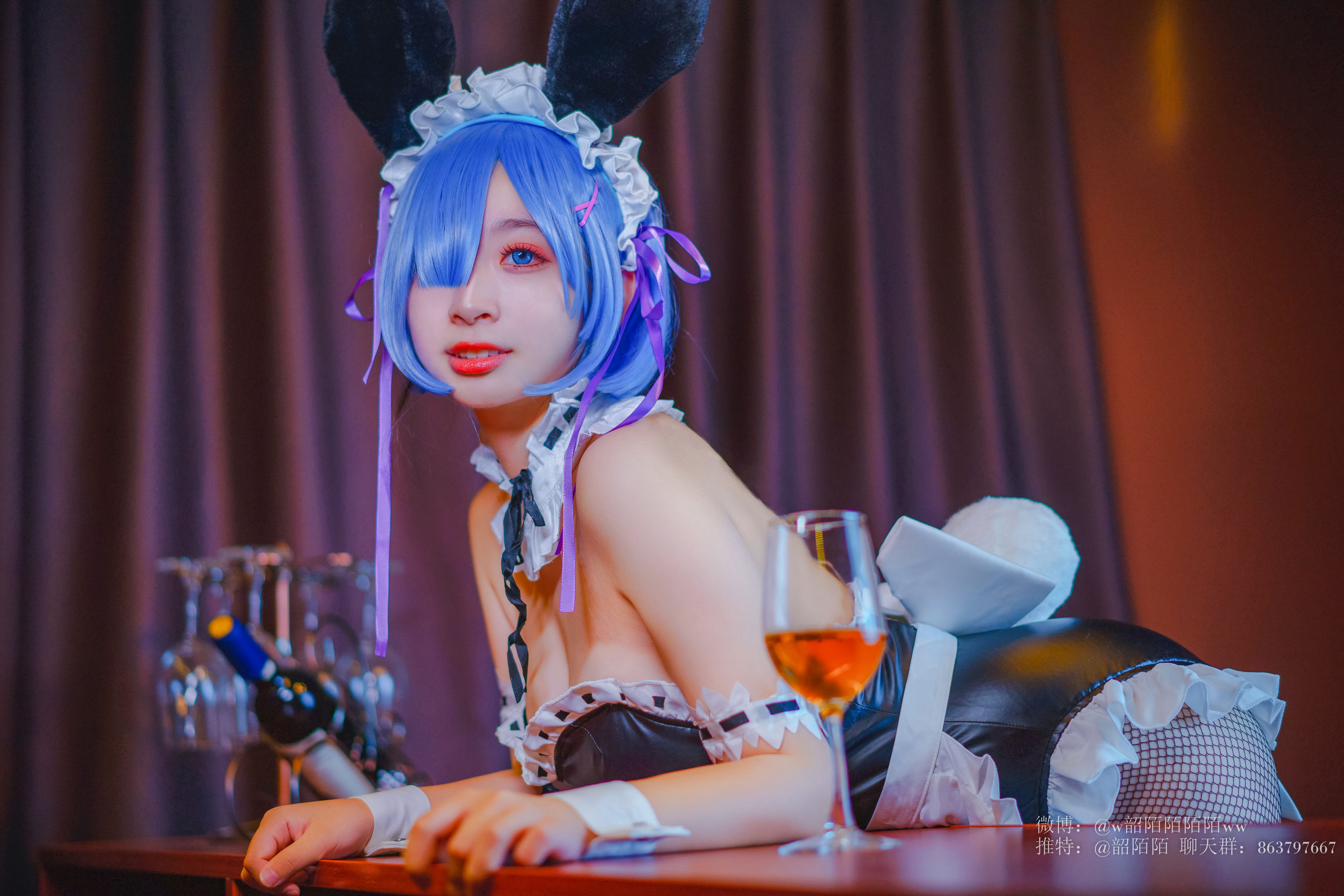 Cosplay美女韶陌陌 雷姆-图12