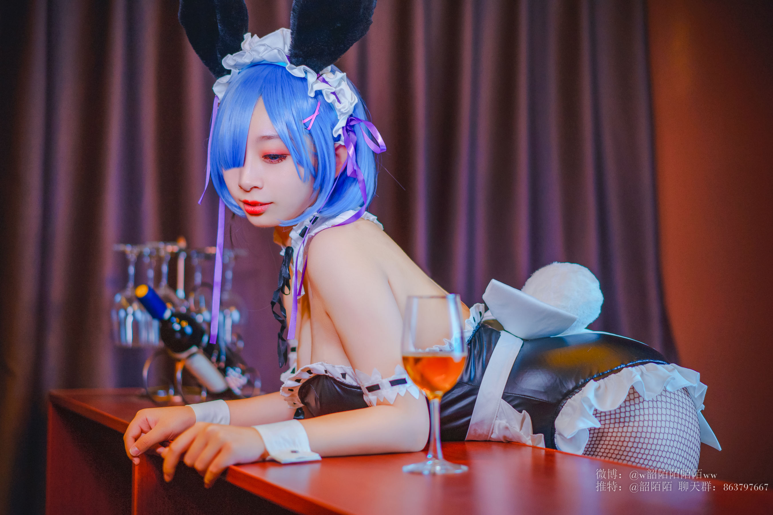 Cosplay美女韶陌陌 雷姆-图13