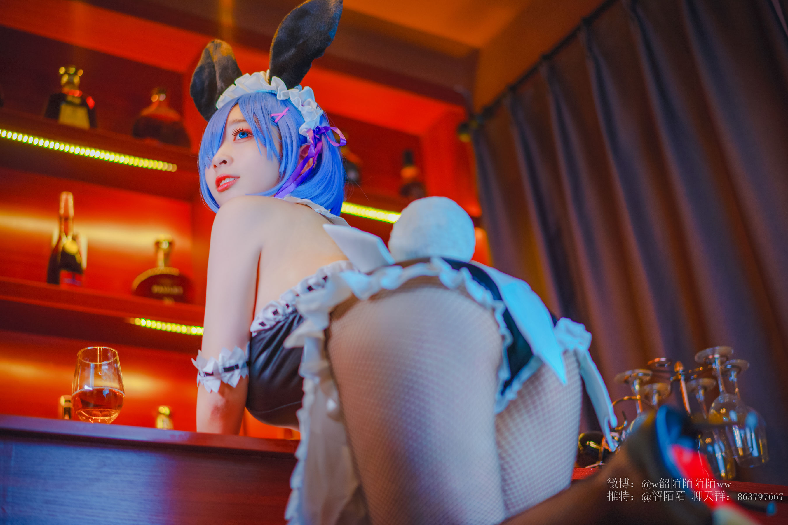 Cosplay美女韶陌陌 雷姆-图17