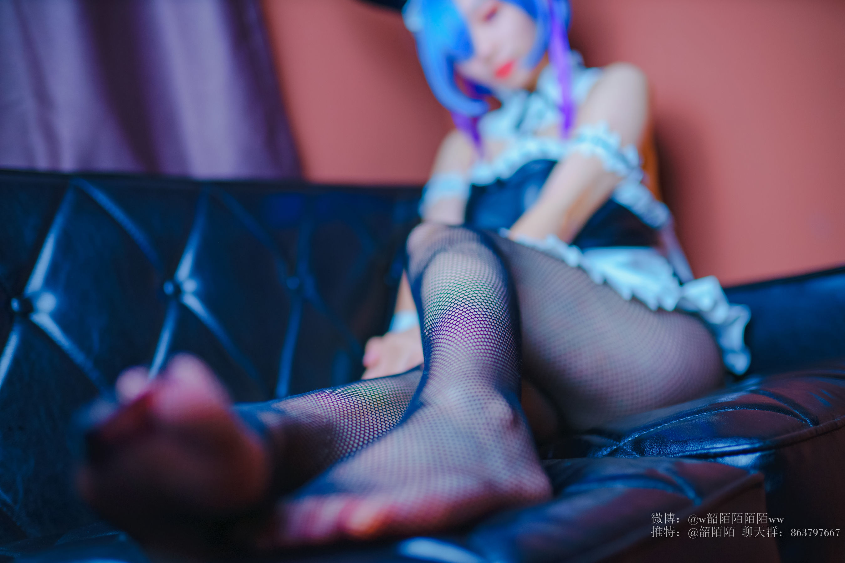 Cosplay美女韶陌陌 雷姆-图25