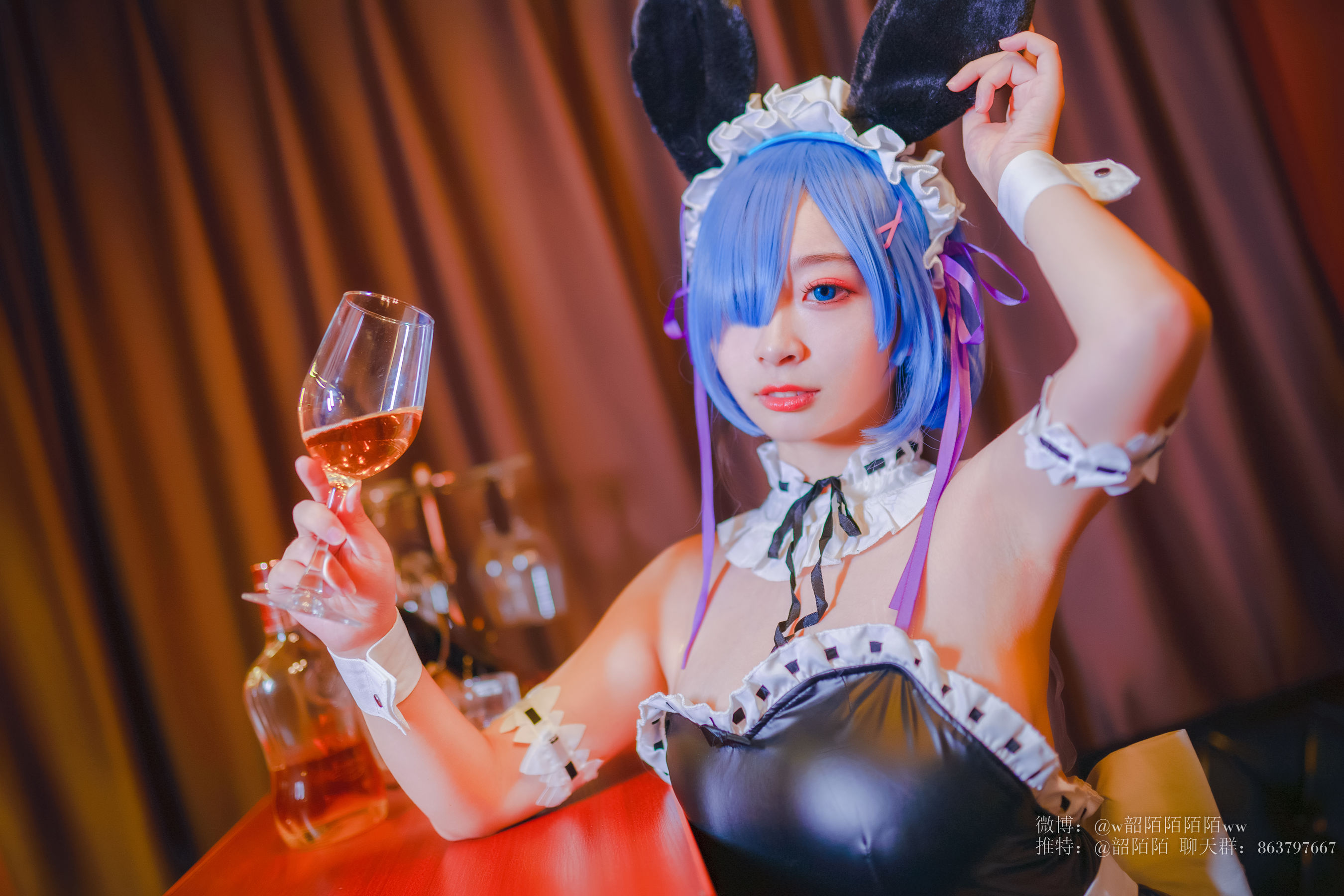 Cosplay美女韶陌陌 雷姆-图4