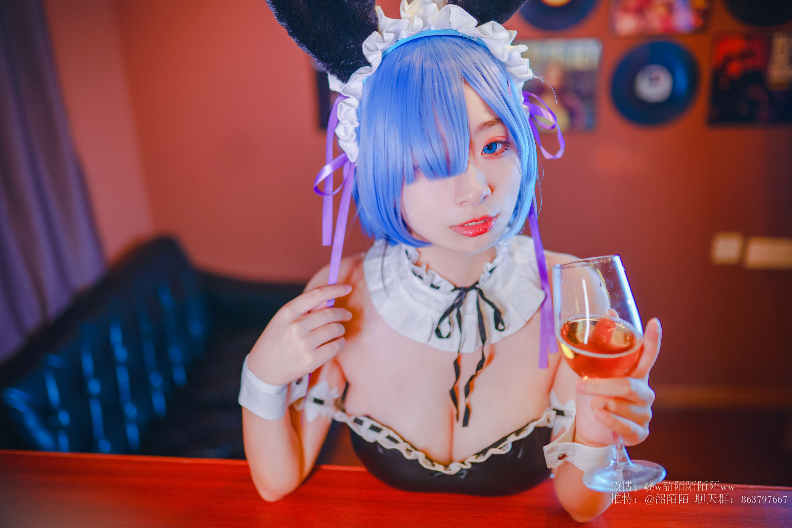 Cosplay美女韶陌陌 雷姆-图7