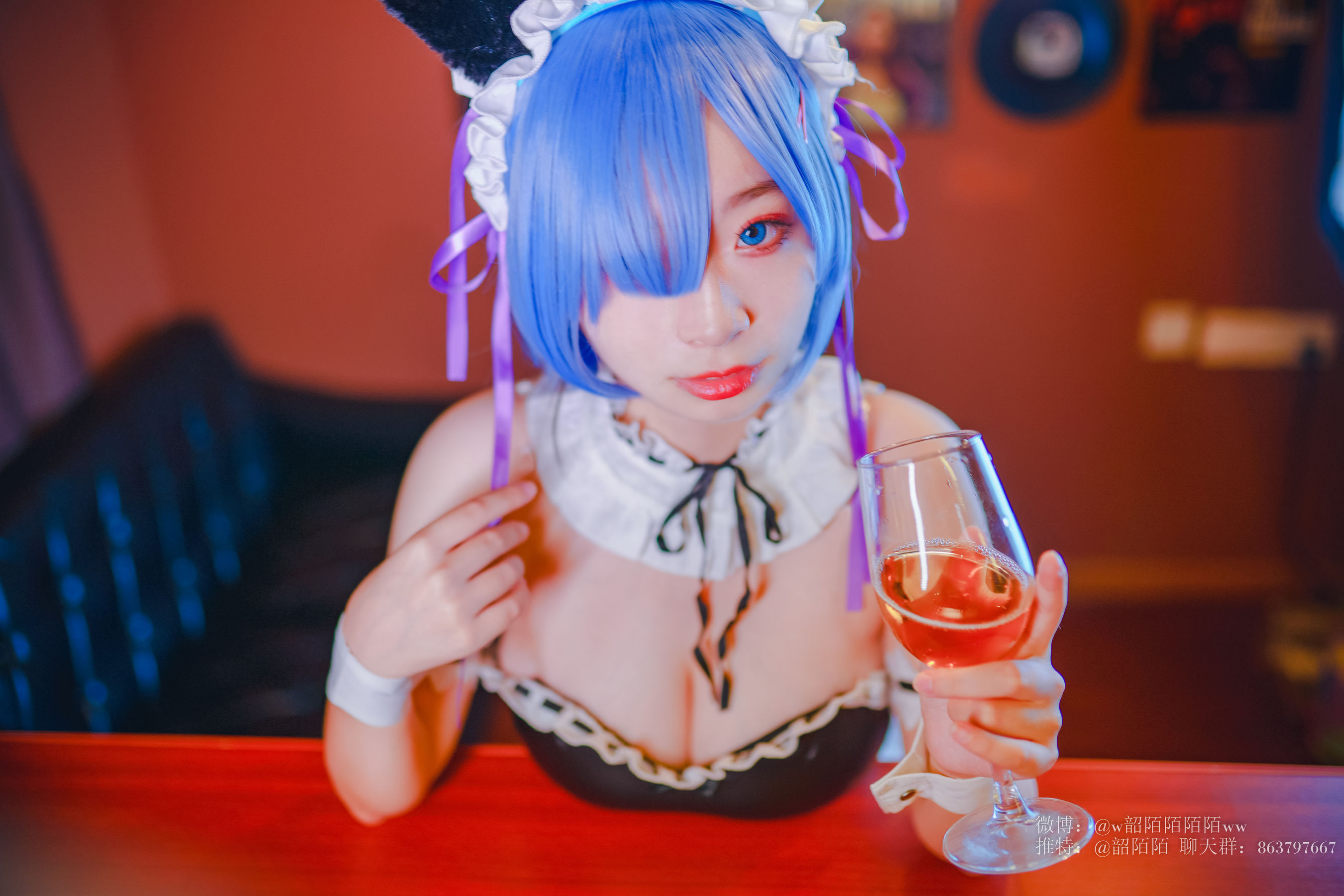 Cosplay美女韶陌陌 雷姆-图8
