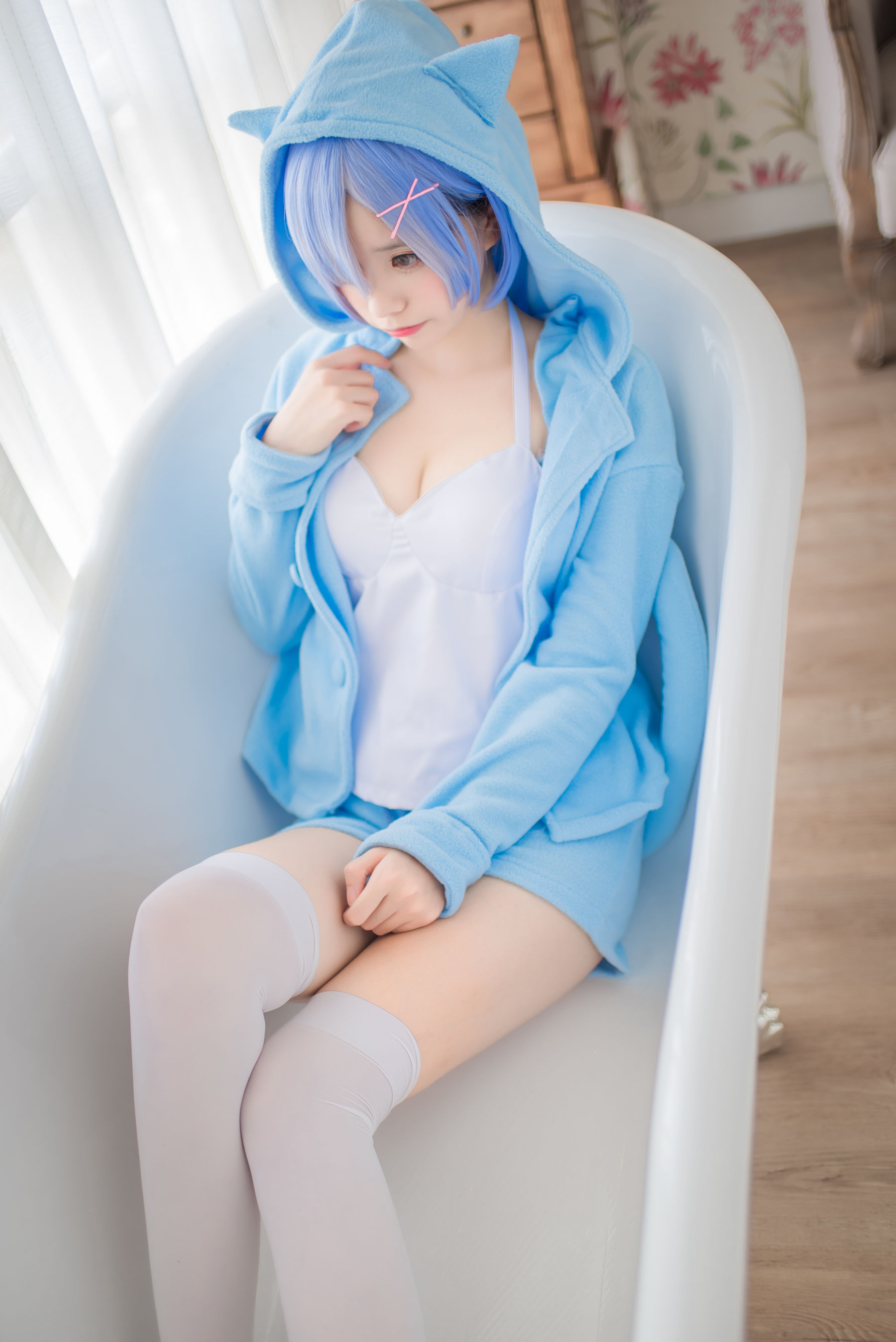 萌系小野妹子w 蕾姆 蓝色精灵-图0