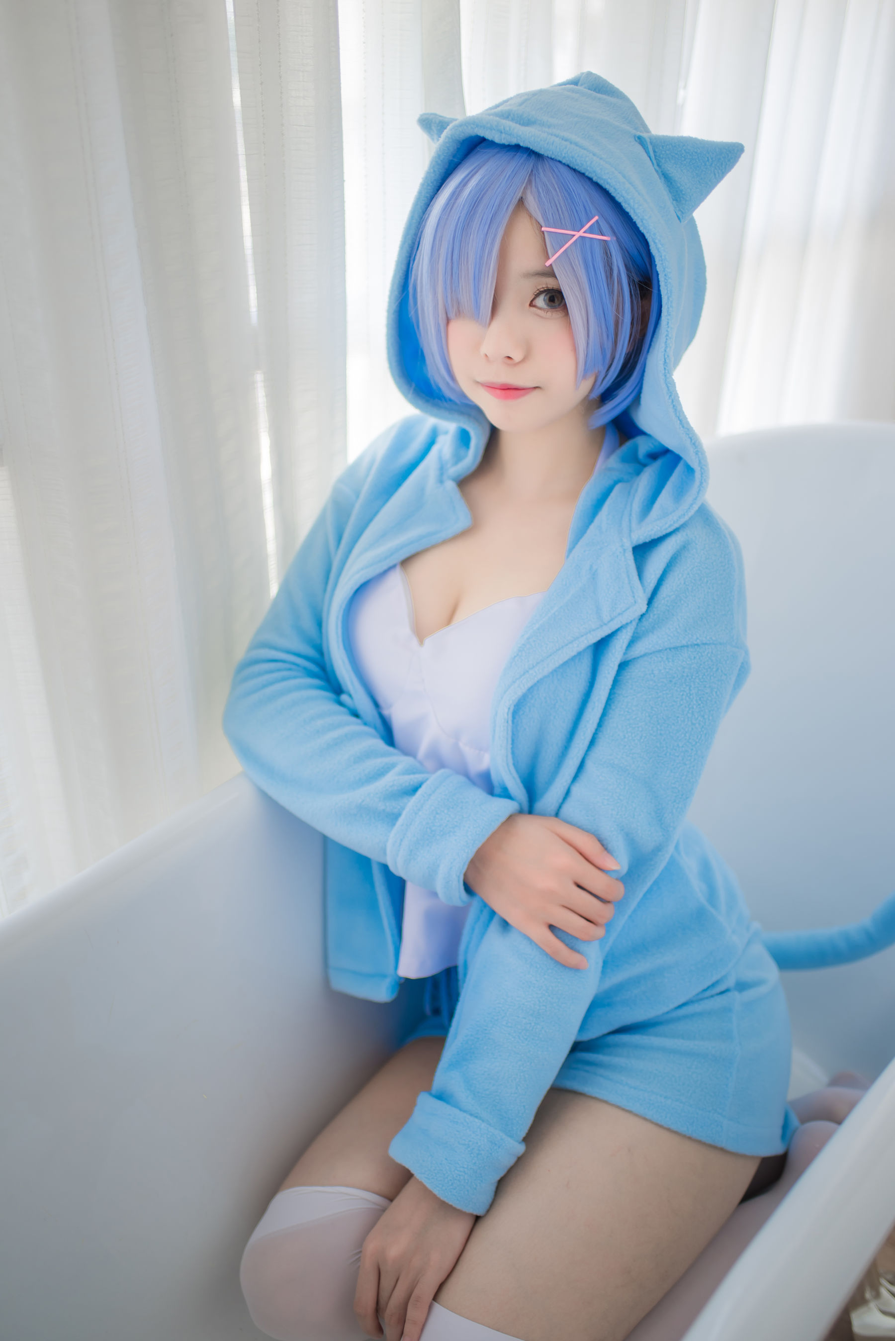 萌系小野妹子w 蕾姆 蓝色精灵-图13