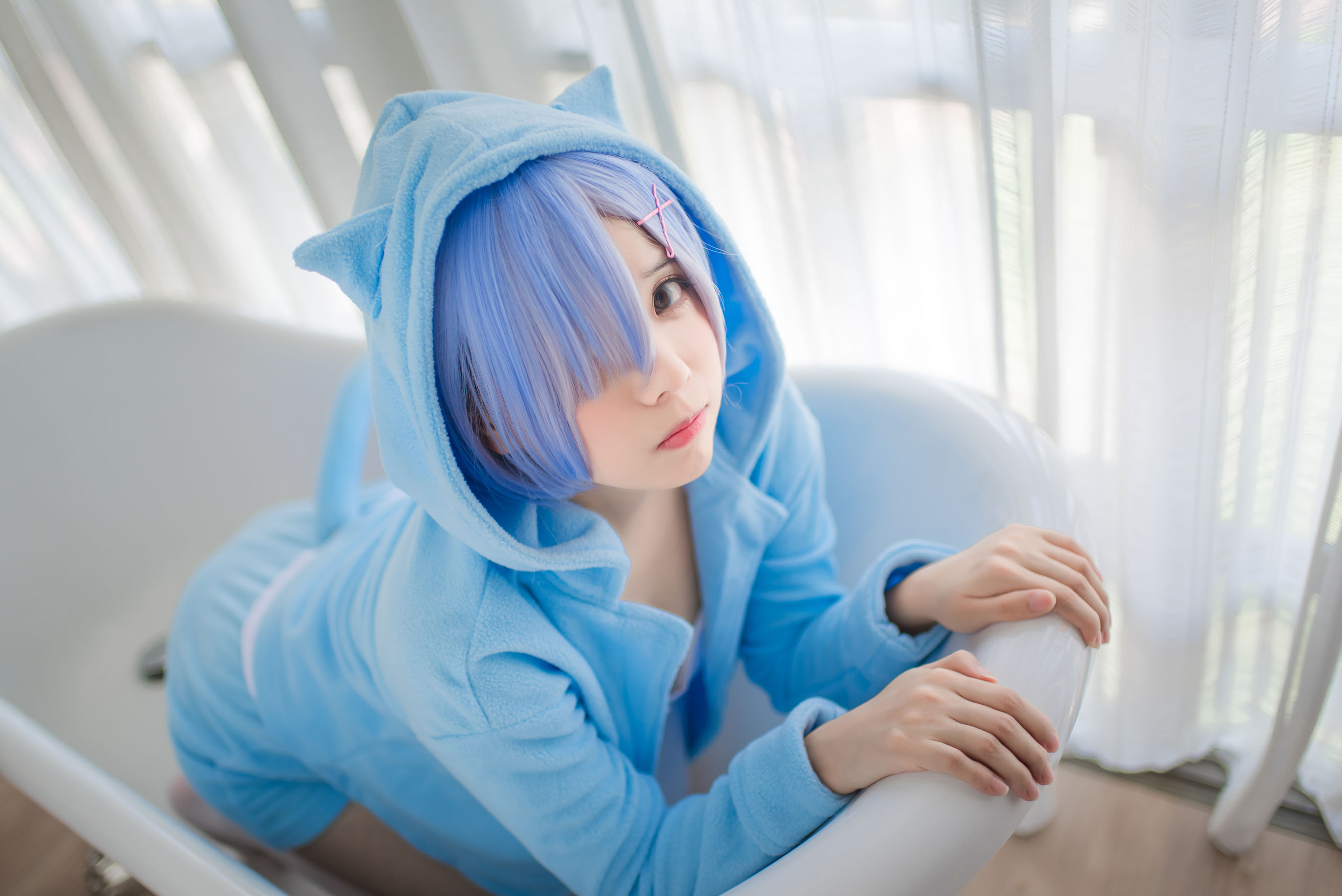 萌系小野妹子w 蕾姆 蓝色精灵-图15