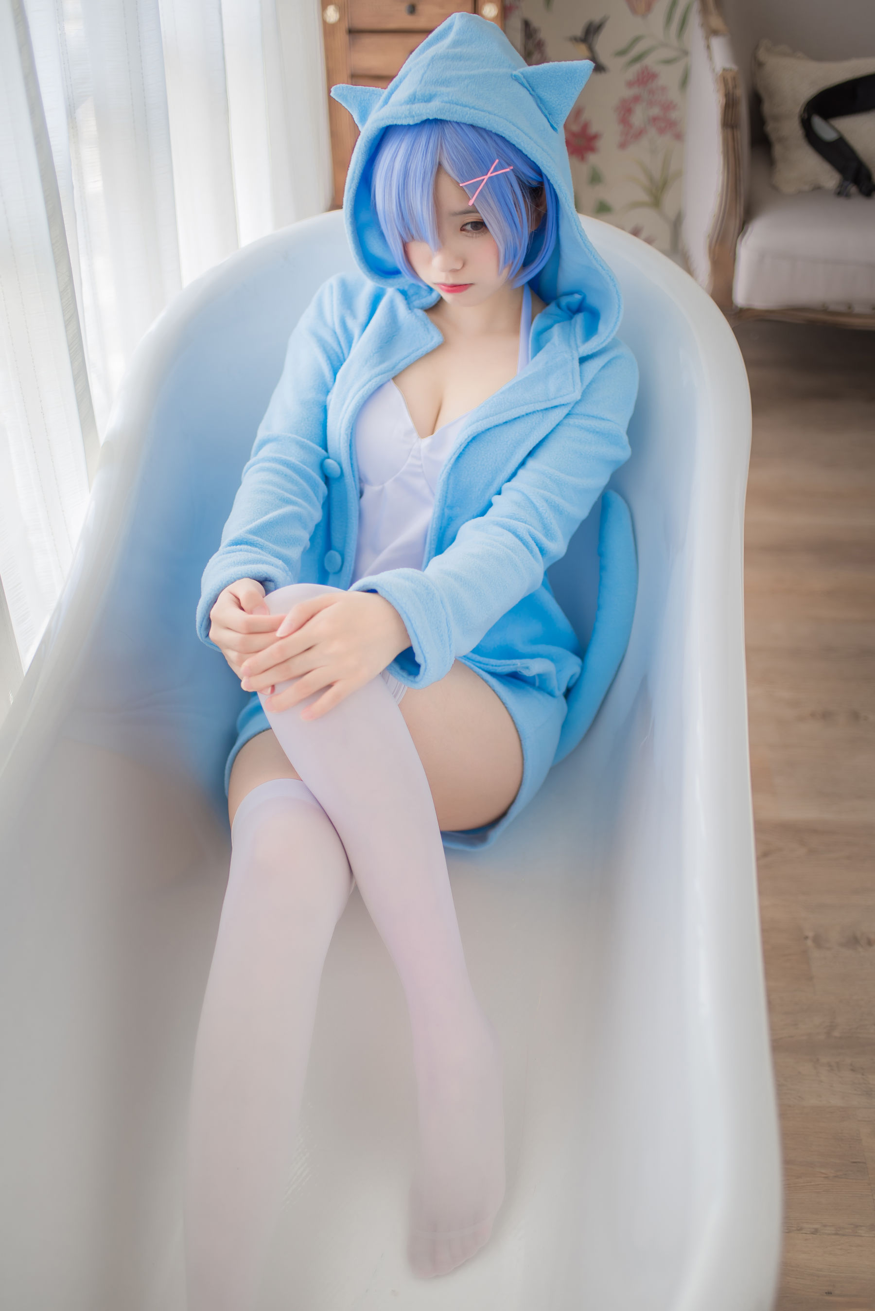 萌系小野妹子w 蕾姆 蓝色精灵-图1