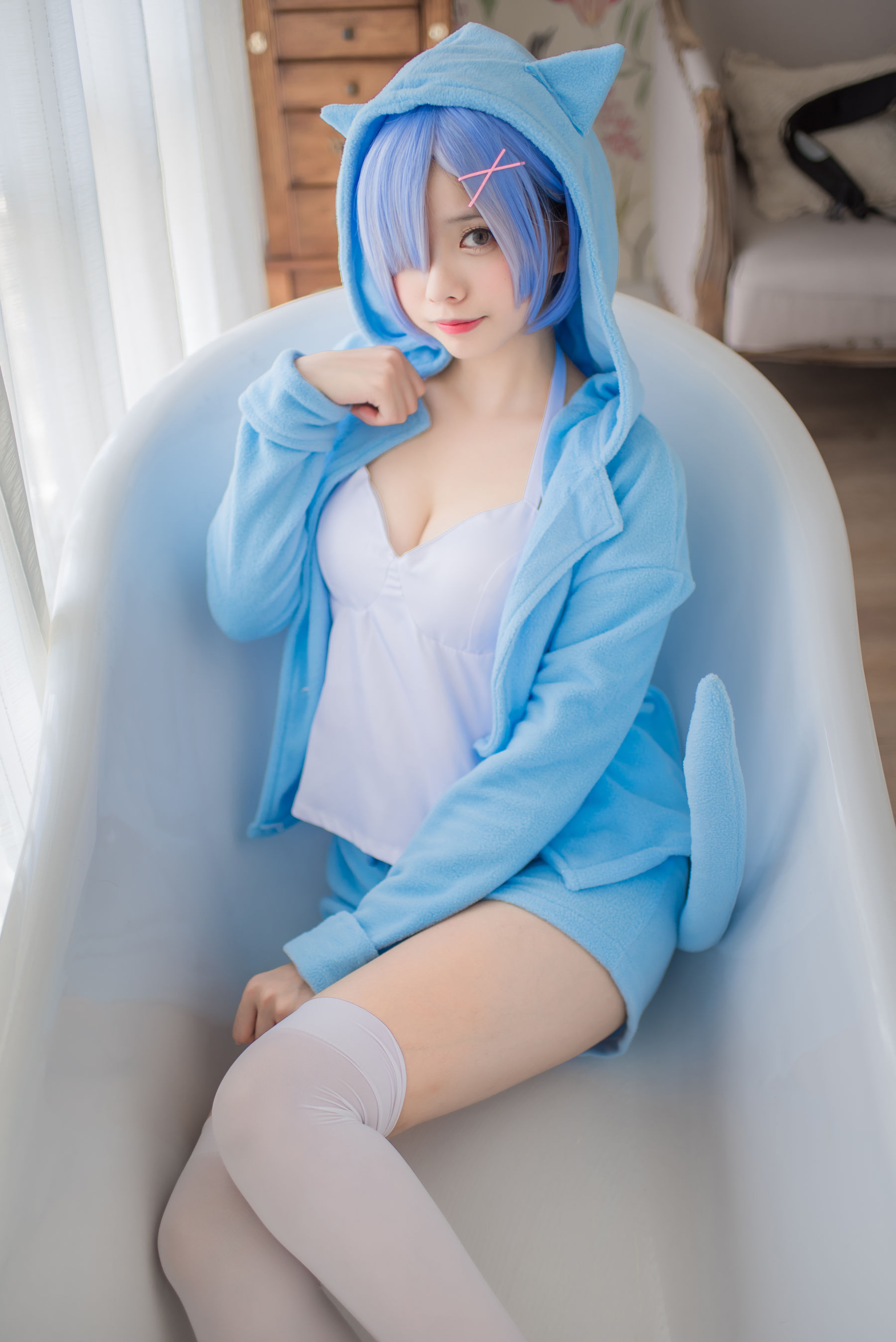 萌系小野妹子w 蕾姆 蓝色精灵-图2