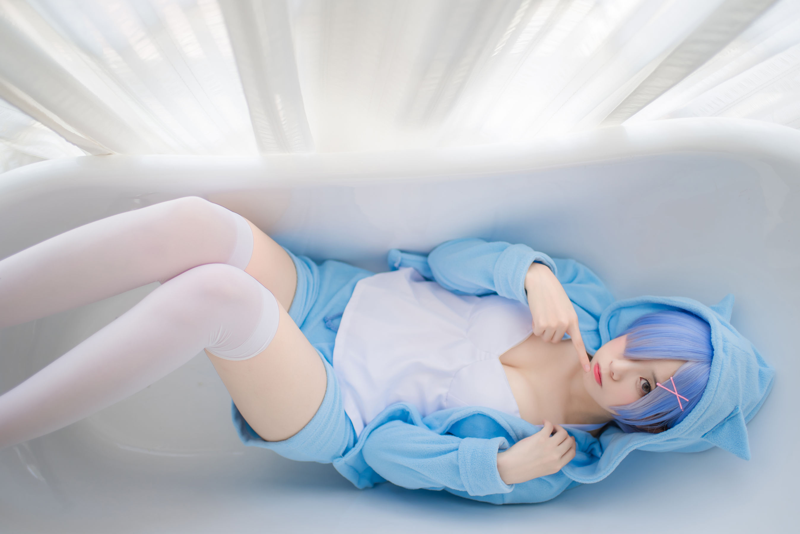 萌系小野妹子w 蕾姆 蓝色精灵-图5