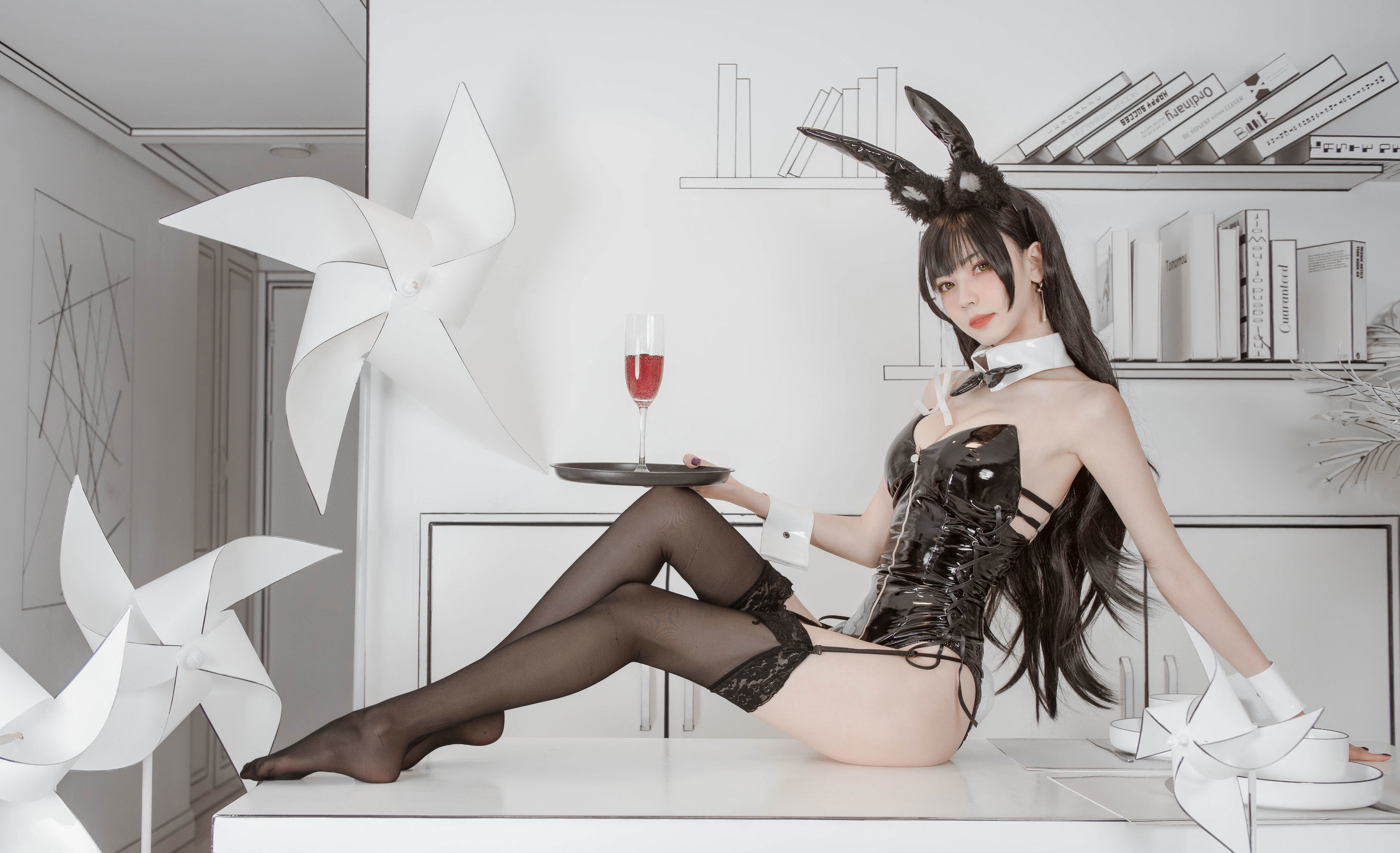小妖精你的负卿 爱宕兔女郎-图0