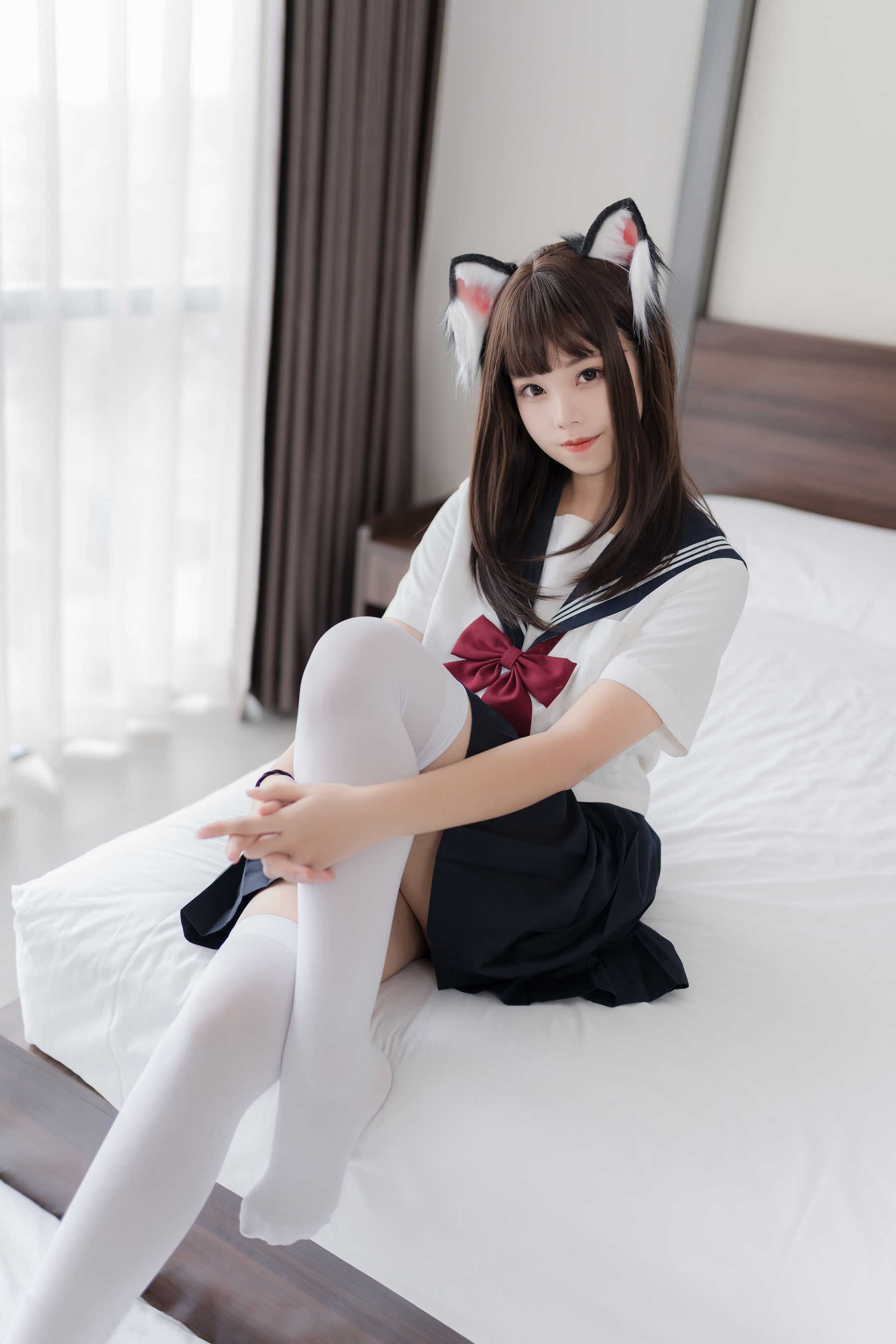 萌系小姐姐蜜汁猫裘 猫耳JK-图22