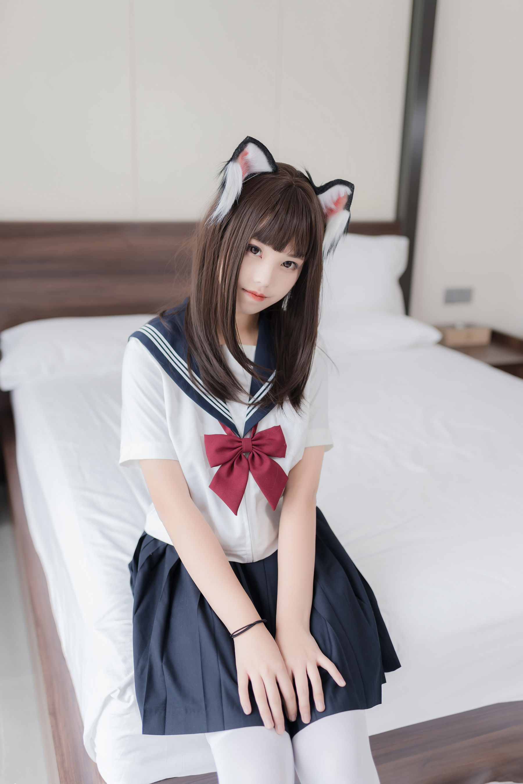 萌系小姐姐蜜汁猫裘 猫耳JK-图27